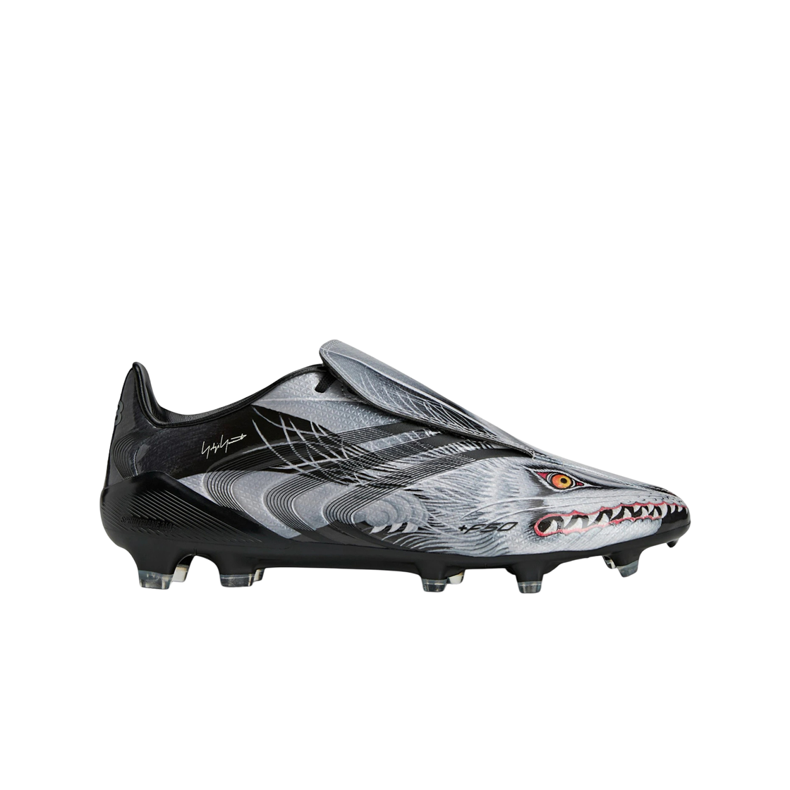 KJ6541 Y-3 F50 Elite FG Tunit Silver Metallic Black