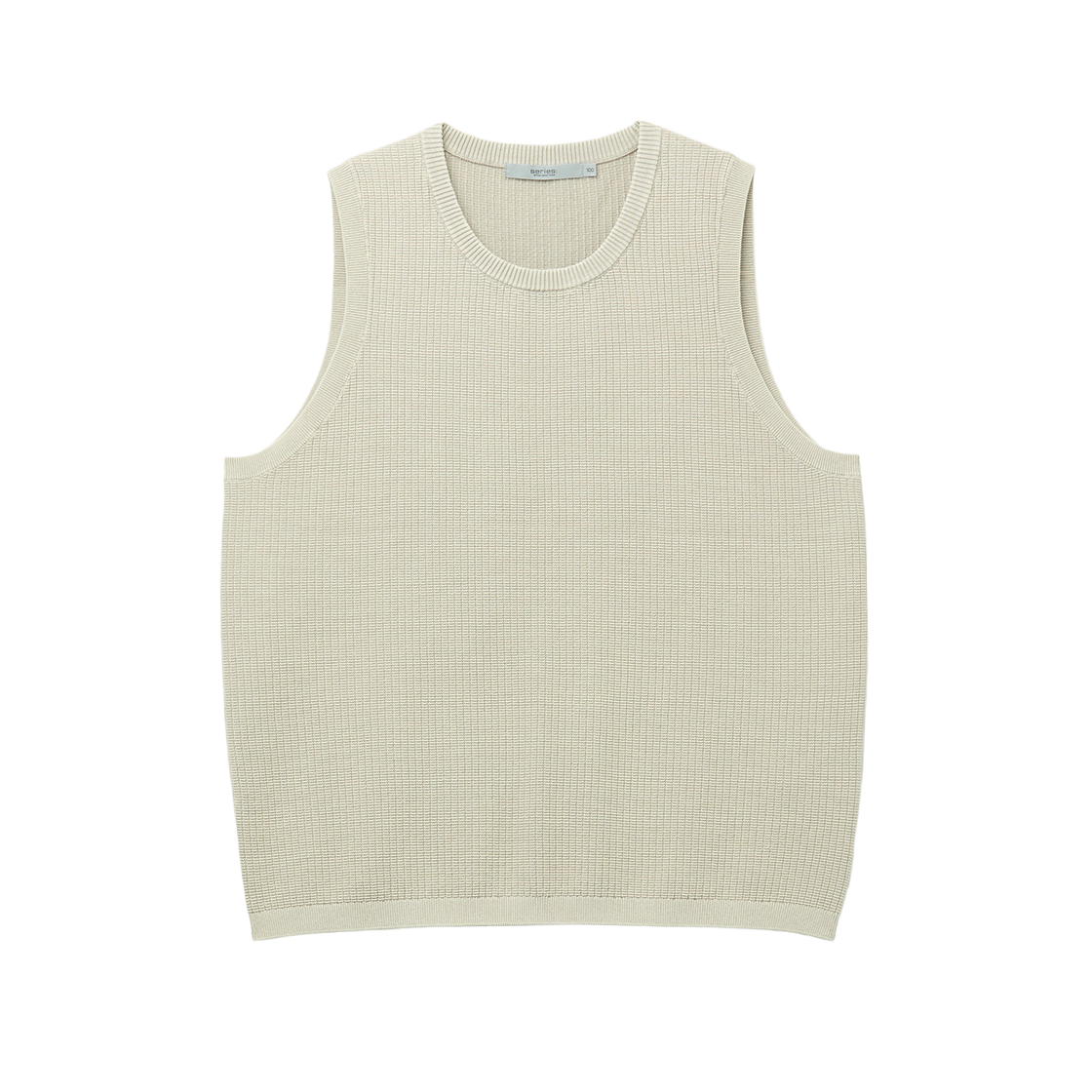 시리즈 가먼트 다이드 슬리브리스 라이트 그레이(SERIES Garment Dyed Sleeveless Light Gray)