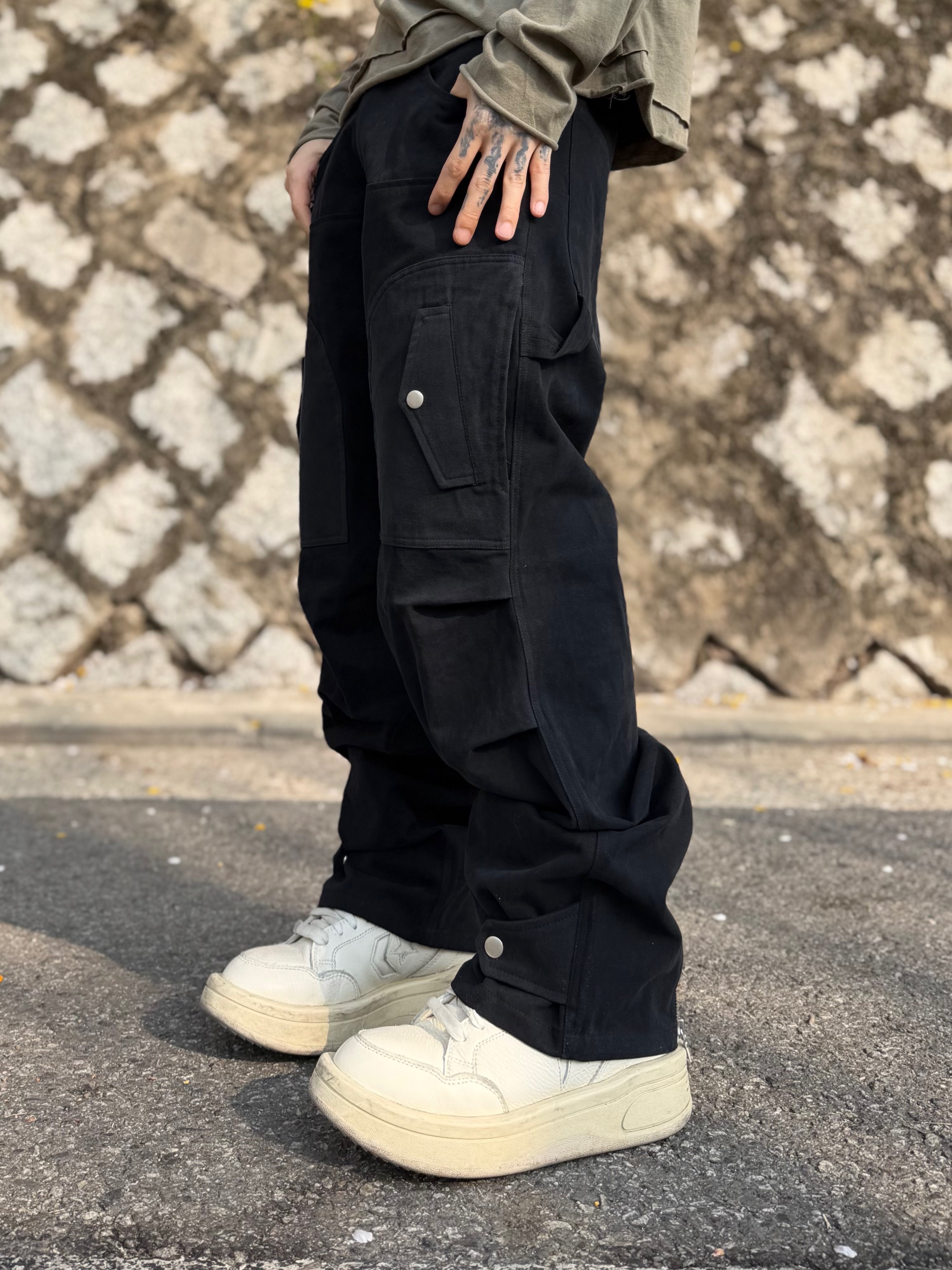 Converse x Drkshdw Turbowpn Egret 착용 스타일 - 2