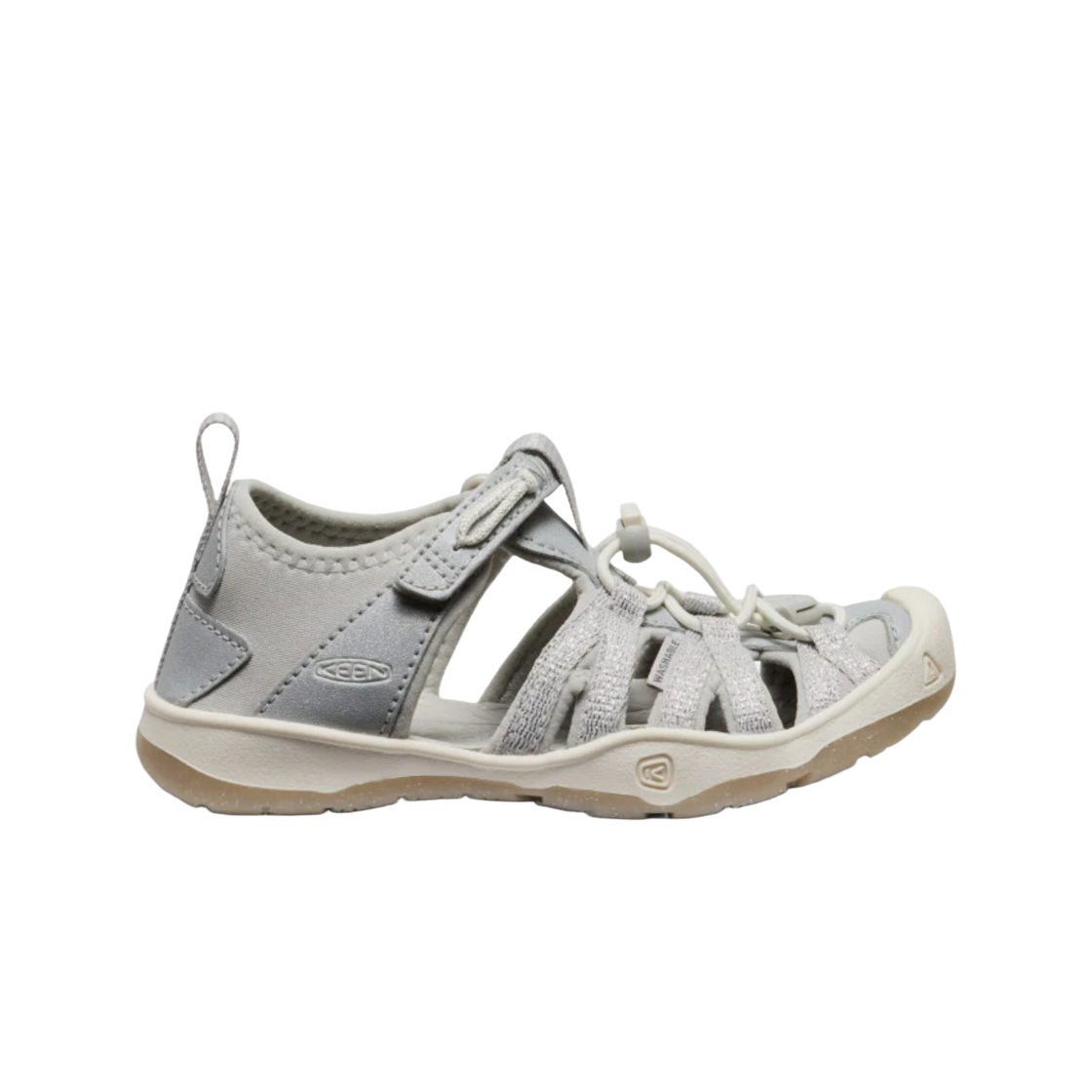 (키즈) 킨 목시 샌들 실버((Kids) Keen Moxie Sandal Silver) - 1