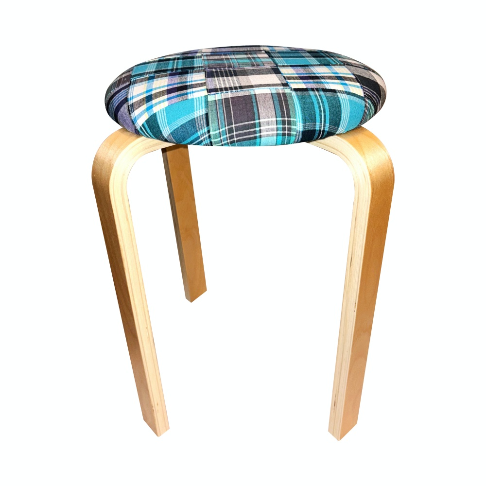 유라이크왓 리얼 패치워크 스툴 (민트)(you like what Real patchwork stool (mint)) - 2