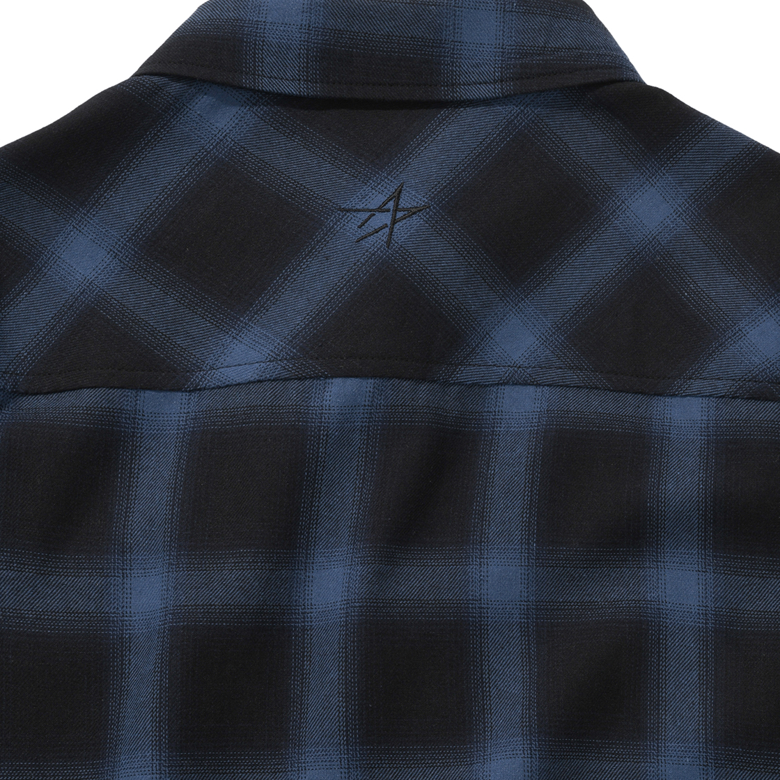 록히드마틴 체크 패턴 셔츠 블루(LOCKHEED MARTIN Check Pattern Shirts Blue) - 4