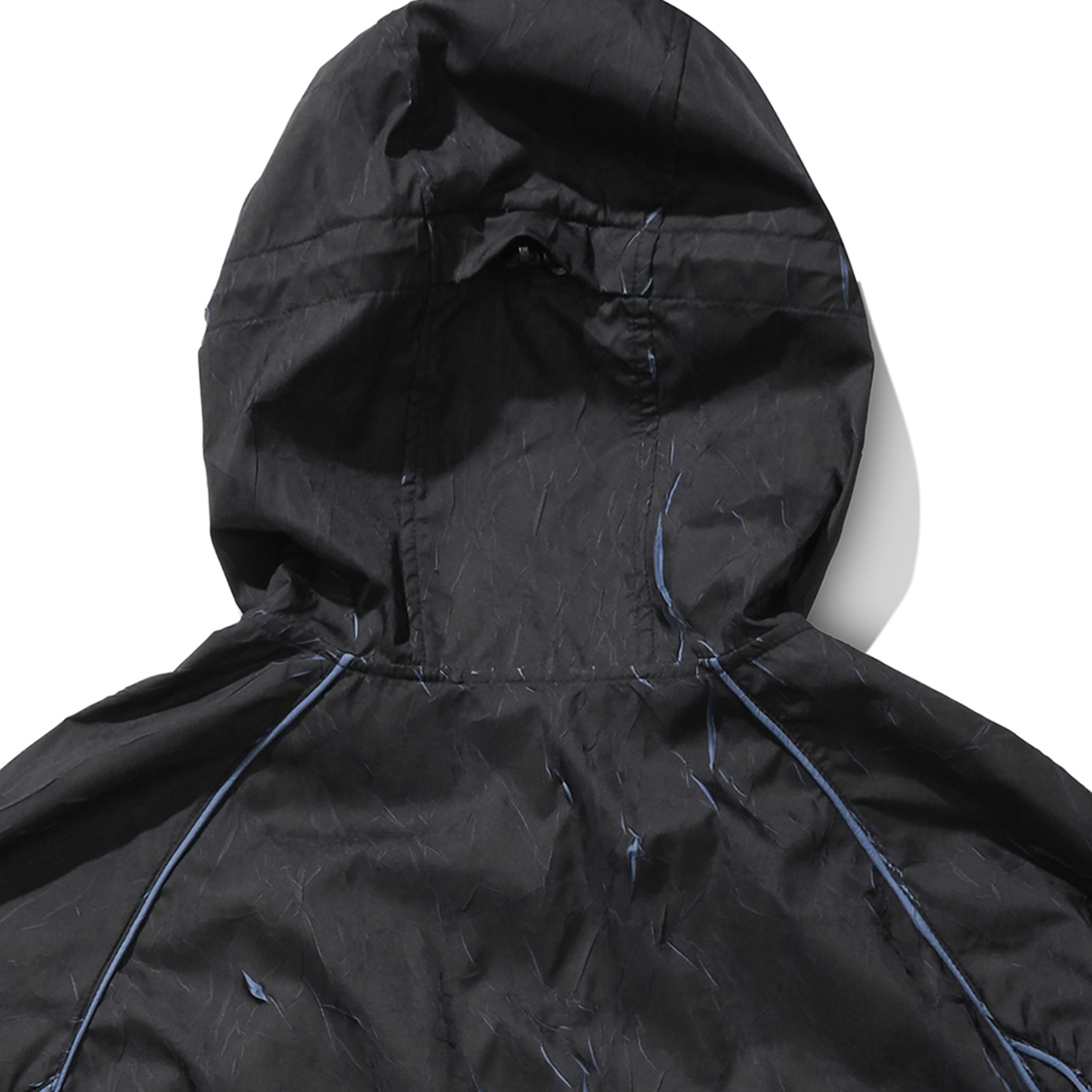 록히드마틴 크리즈 투-톤 윈드브레이커 블랙(LOCKHEED MARTIN Crease Two-Tone Windbreaker Black) - 4