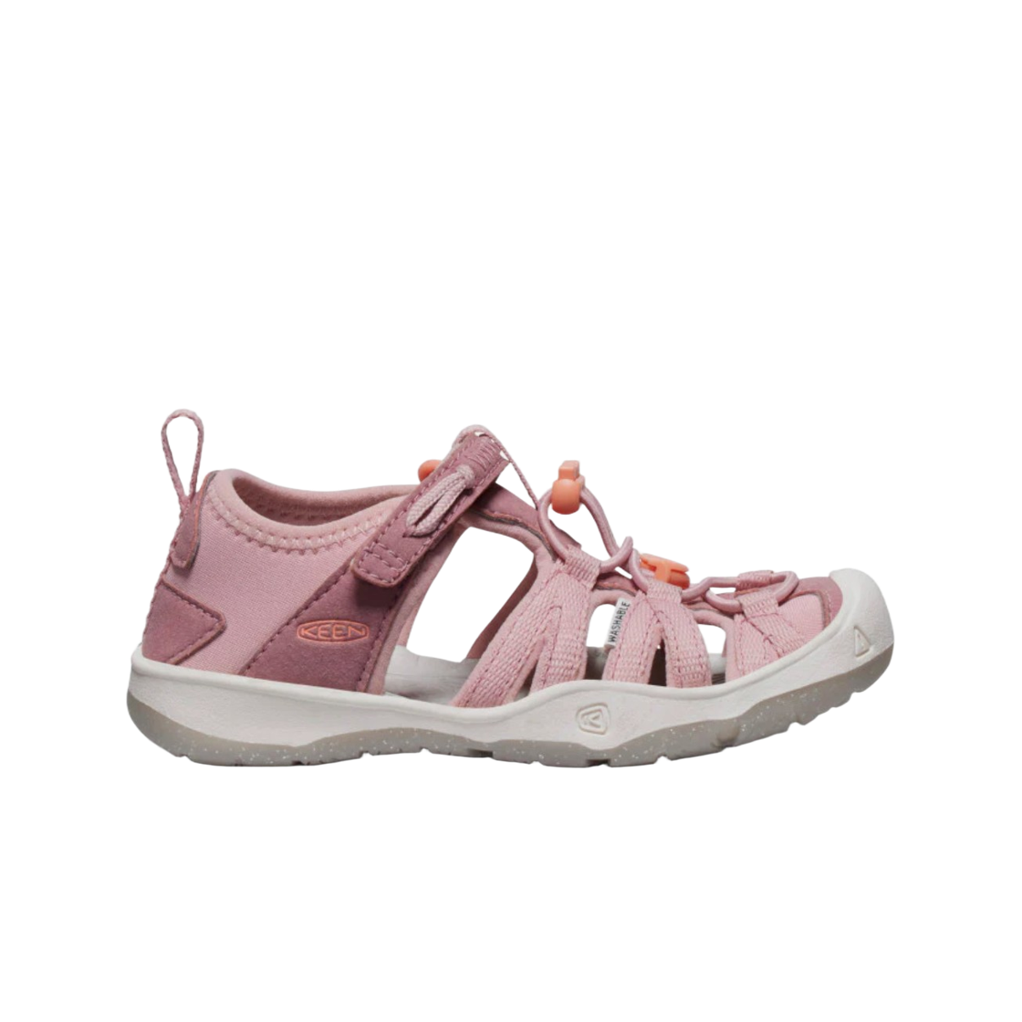 1028832 (Kids) Keen Moxie Sandal Nostalgia Rose Papaya Punch