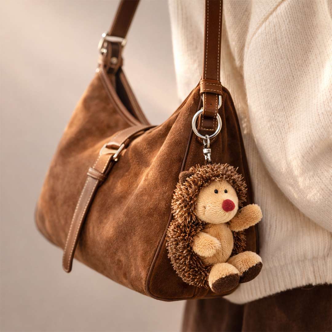 [KREAM 단독] NICI Hedgehog 10cm bb 착용 스타일