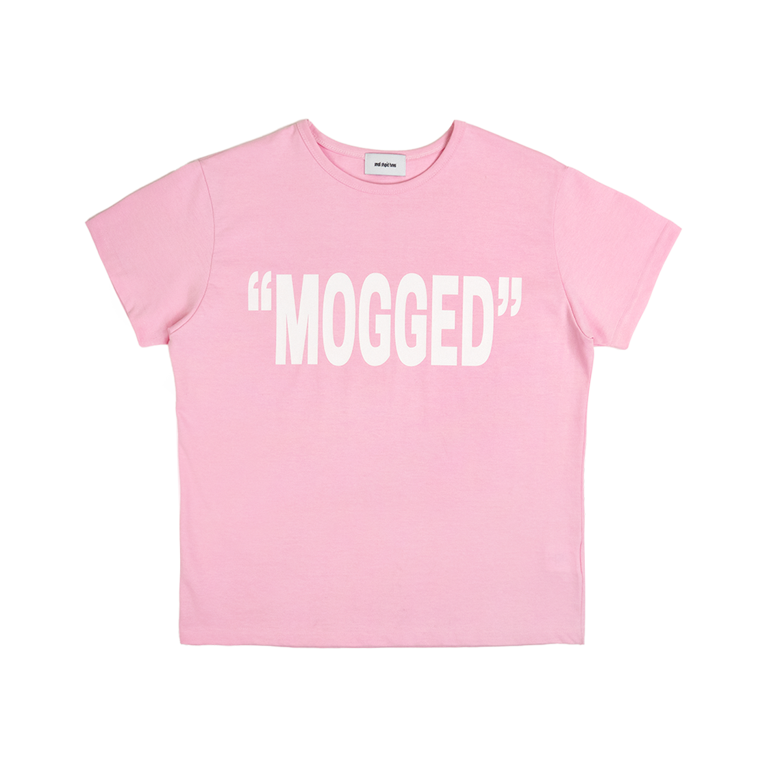 스몰스튜핏튠즈 모그 티셔츠 핑크(smallstupidtunes Mog T-Shirts Pink)