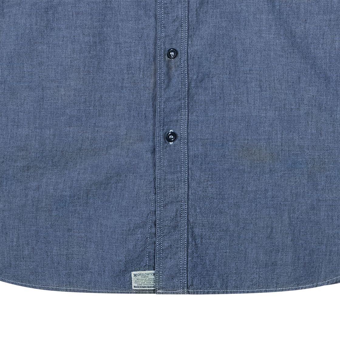 오어슬로우 쇼트 슬리브 샴브레이 워크 셔츠 샴브레이 - 26SS(Orslow Short Sleeve Chambray Work Shirt Chambray - 26SS) - 6