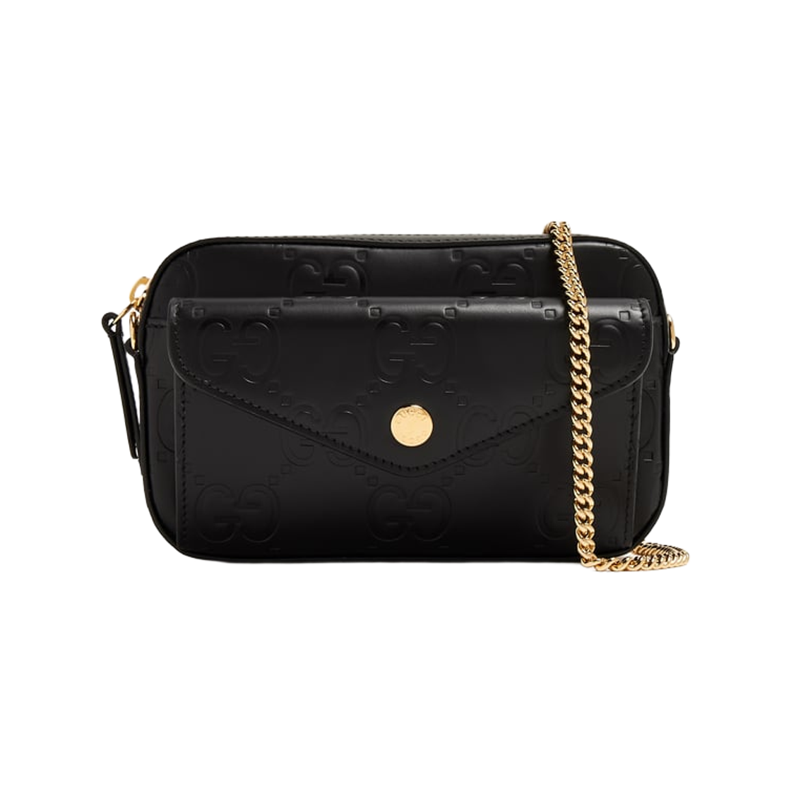 781554-AADLO-1000 Gucci Super Mini Shoulder Bag Black