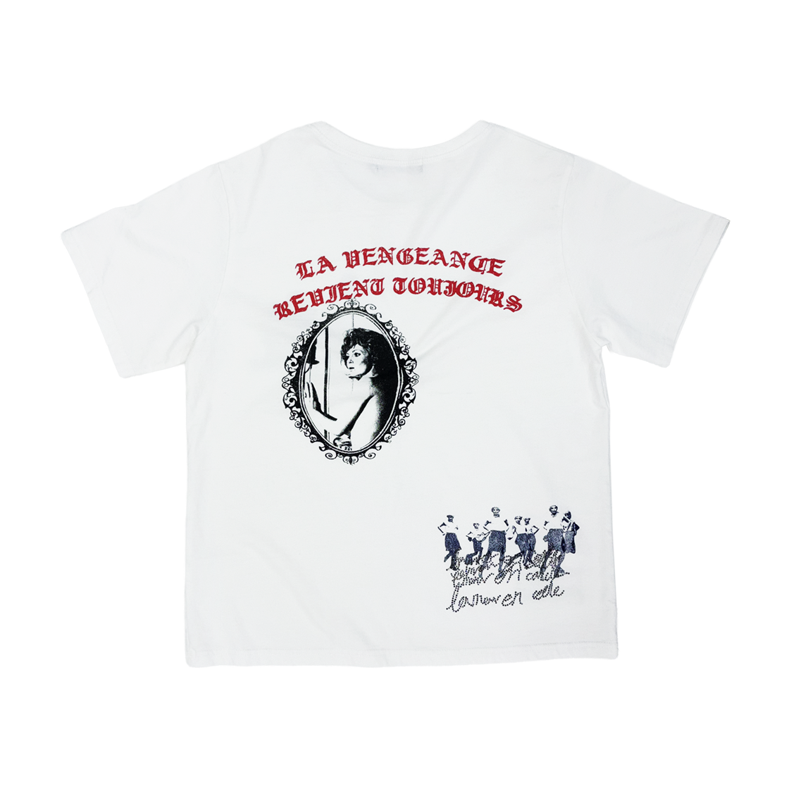 선데이오프클럽 르 세르클 루즈 라인스톤 티셔츠(Sundayoffclub Le Cercle Rouge Rhinestone T-shirt) - 2
