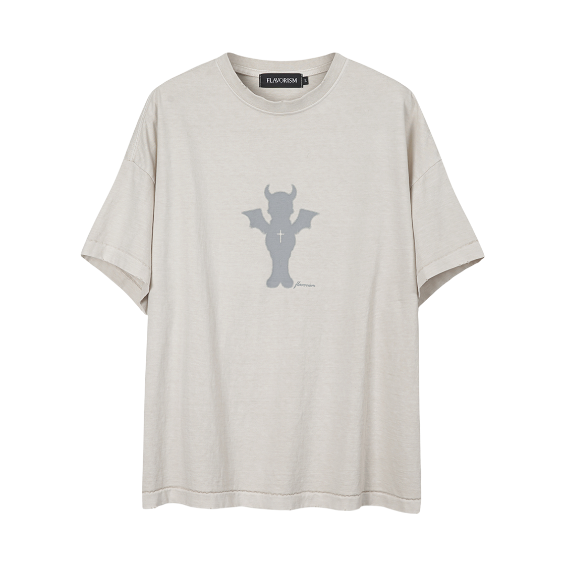 플레이버리즘 데빌 키드 티셔츠 크림(Flavorism Devil Kid T-shirt Cream)