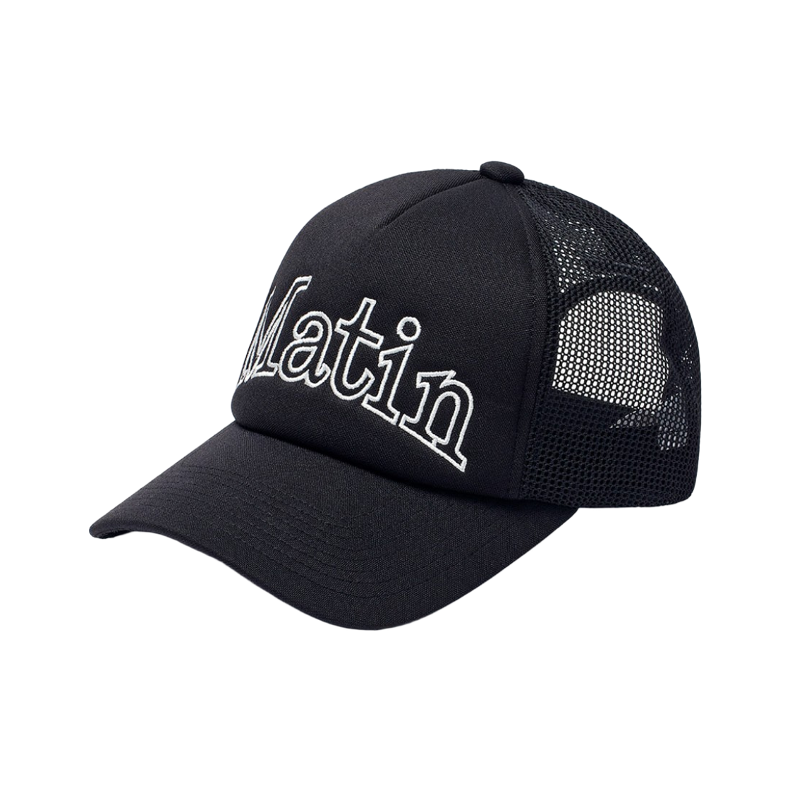 마뗑킴 마뗑 메쉬 트러커 볼캡 블랙(Matin Kim Matin Mesh Trucker Ball Cap in Black) - 2
