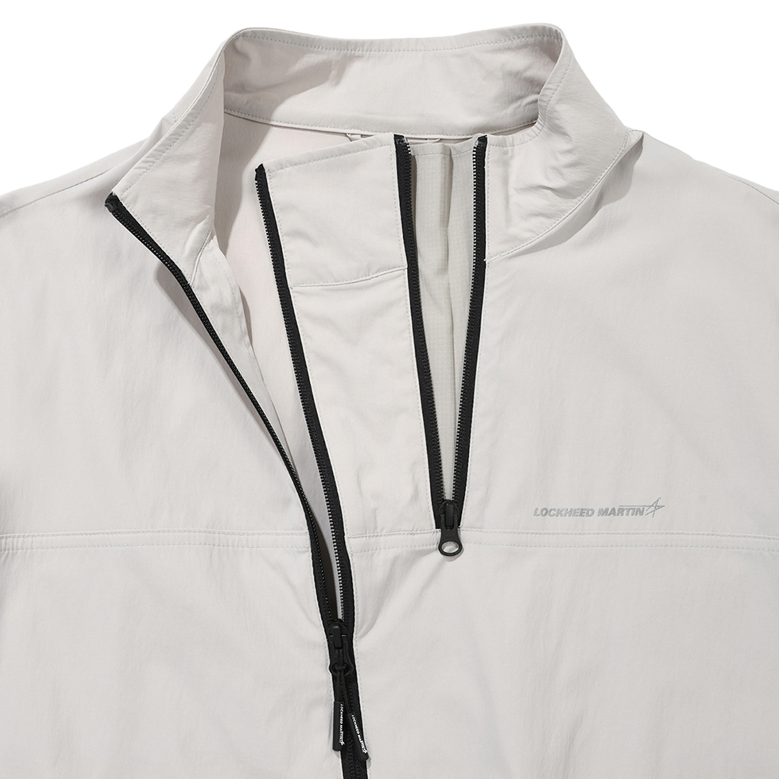 록히드마틴 다이아고널 집 윈드브레이커 그레이(LOCKHEED MARTIN Diagonal Zip Windbreaker Grey) - 4