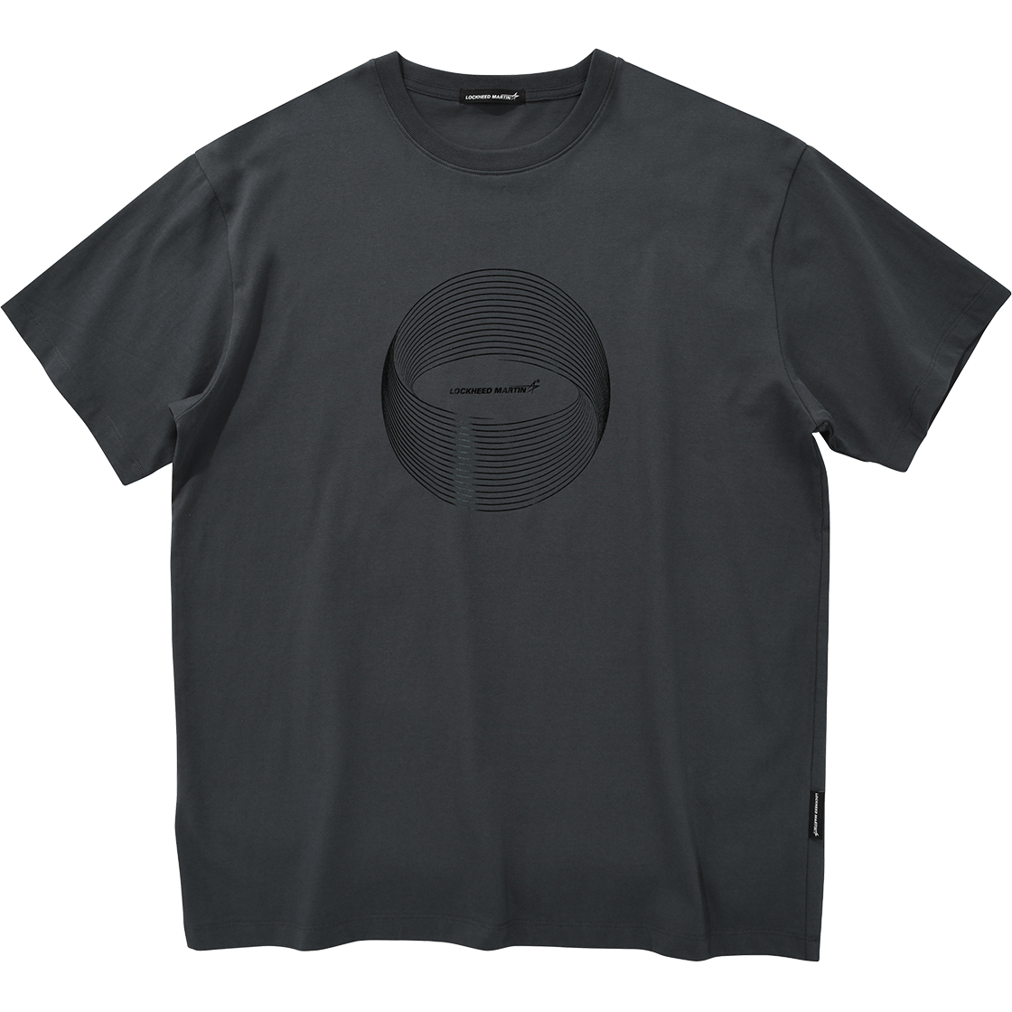 록히드마틴 스피어 그래픽 프린티드 TS 차콜