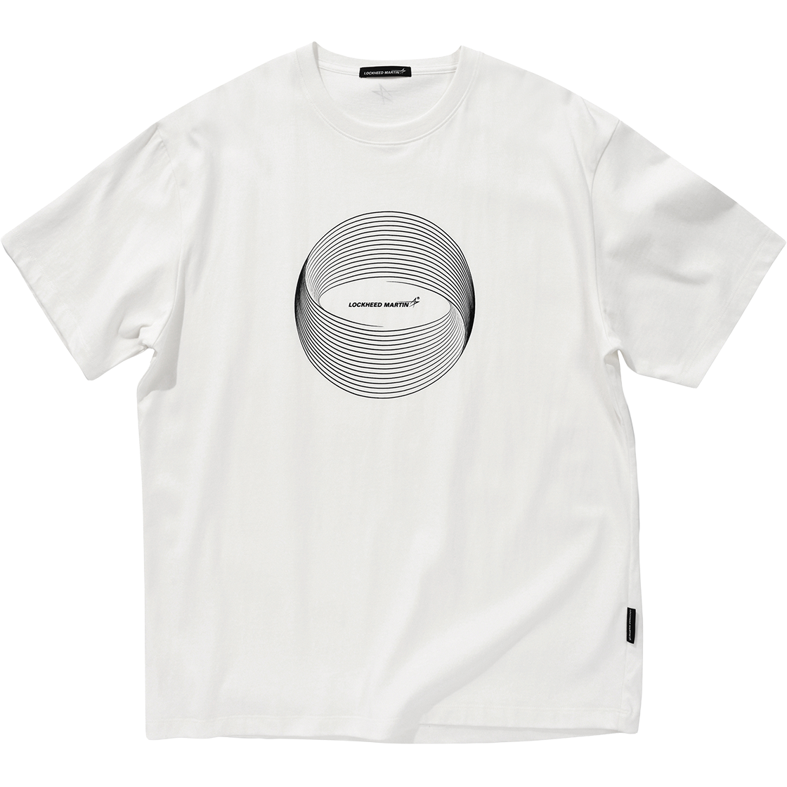 록히드마틴 스피어 그래픽 프린티드 TS 오프 화이트
