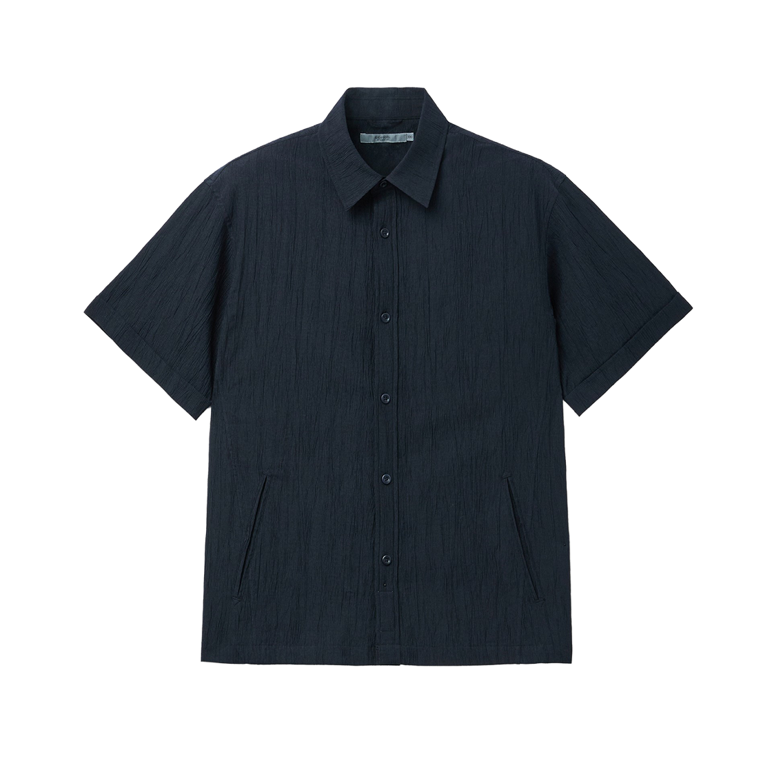 SASFM26831NYX SERIES Pleated Short Sleeve Outer Shirt Navy