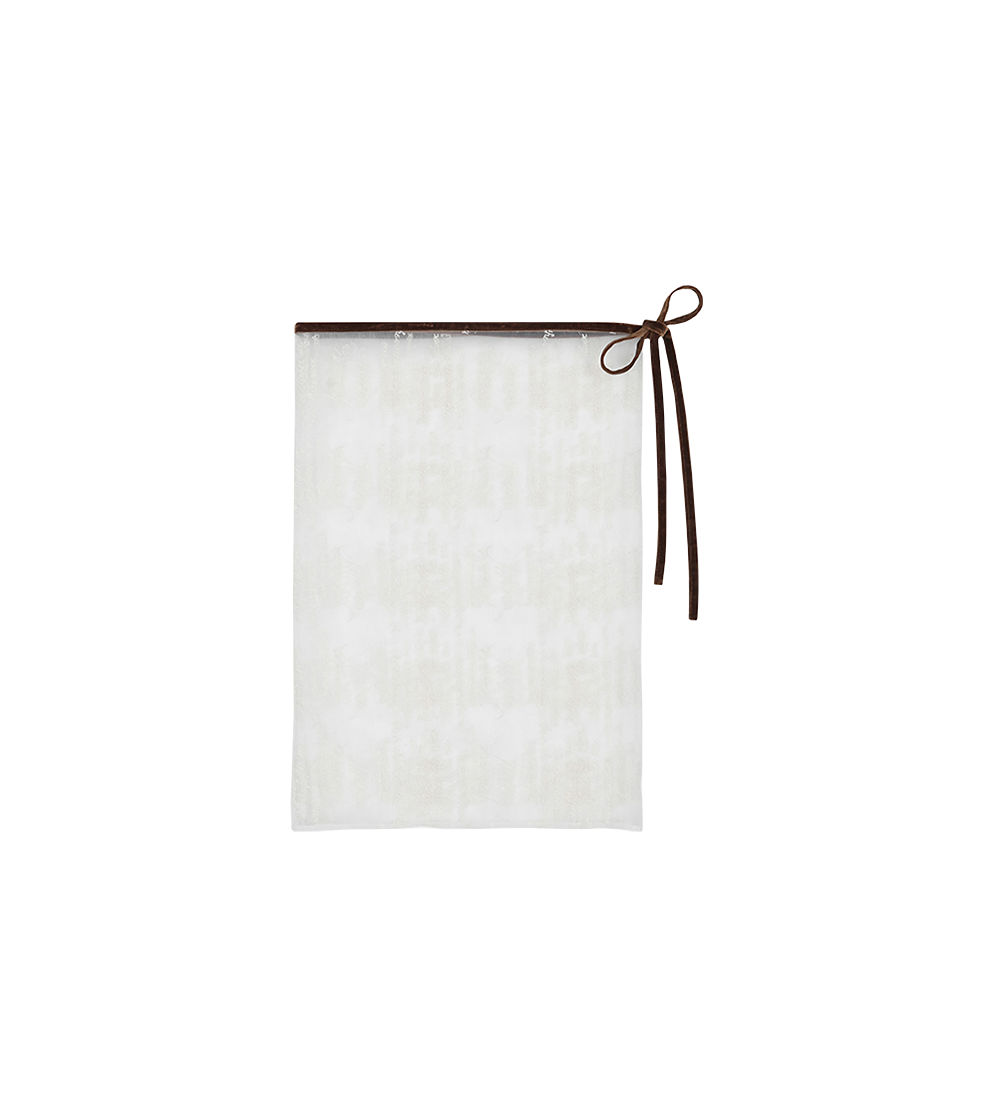 뮈르뮈르 뮈르 레터링 랩스커트(Murmure Mur Lettering Wrap Skirt)
