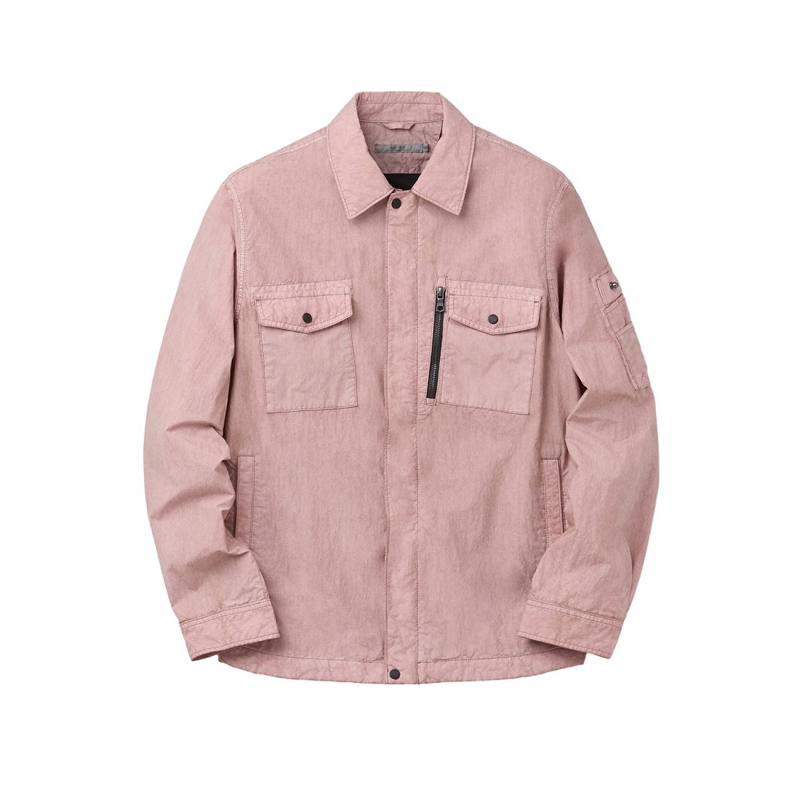 SASFM26921PIX SERIES Dyed Zip-Up Pocket Outer Shirt Pink