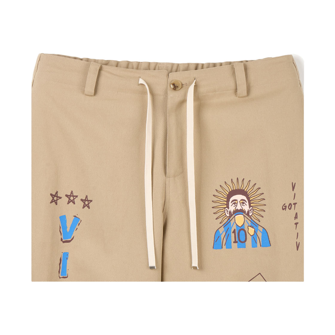 비타티브 올드스쿨 페인팅팬츠 베이지(VITATIV Oldschool Painting Pants Beige) - 5