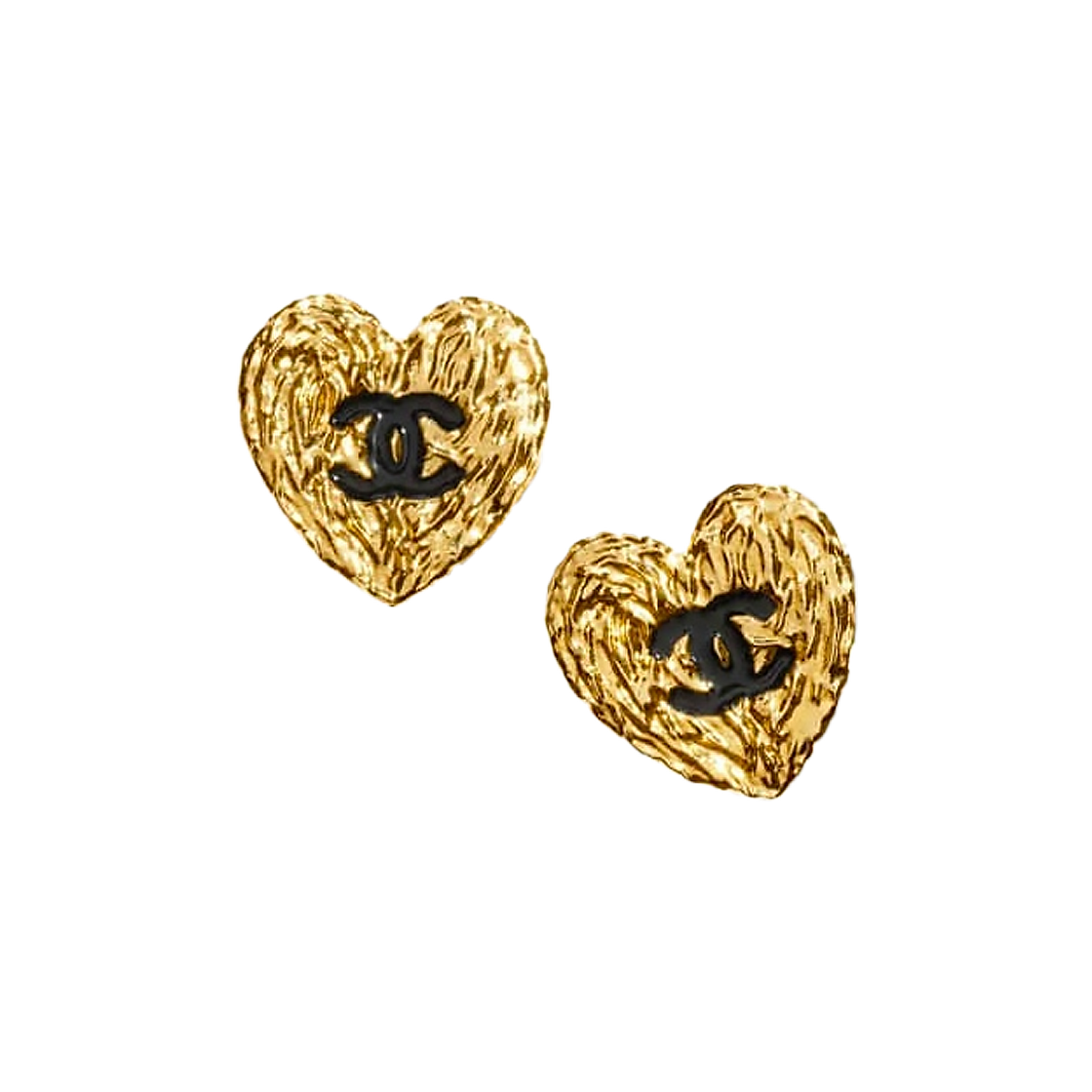 ITJMSCKN4BJR Chanel 24SS Heart CC Logo Earrings