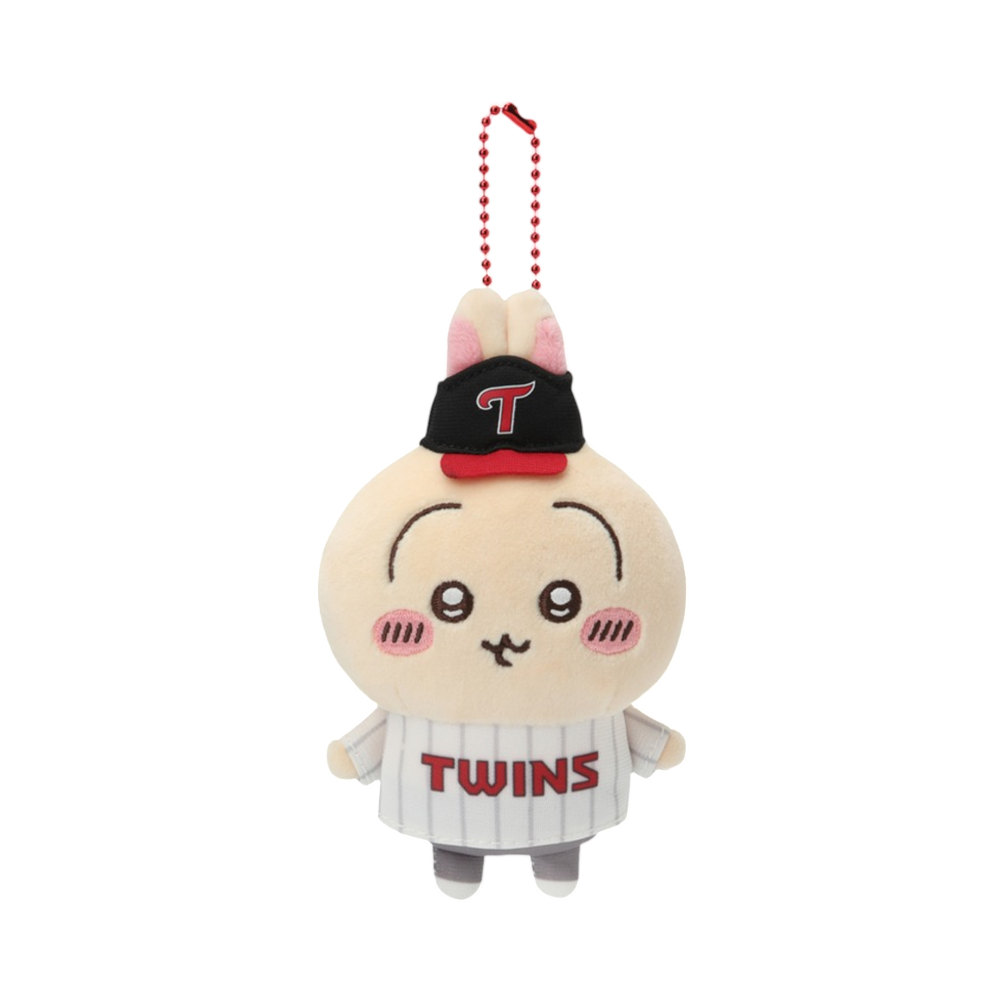 LG 트윈스 x 치이카와 캐릭터 인형 키링 토끼(LG Twins x Chiikawa Character Doll Keyrig Rabbit)