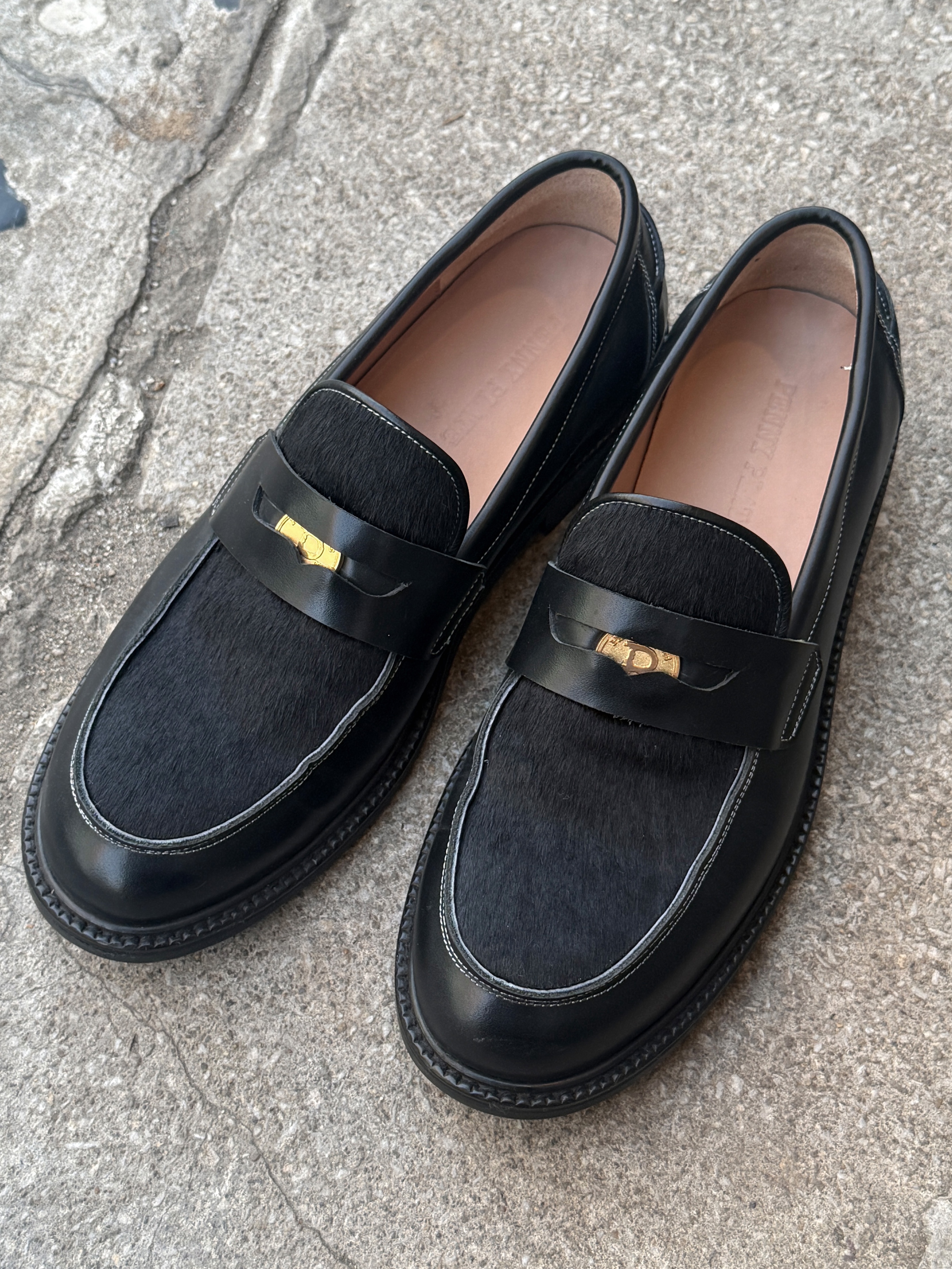 PENNY PLATE Men Loafer Coin Low 착용 스타일 - 1