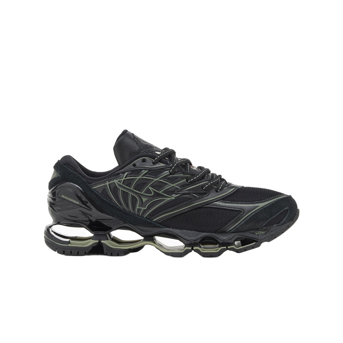 D1GD261701 Mizuno x Maharishi Wave Prophecy LS Black