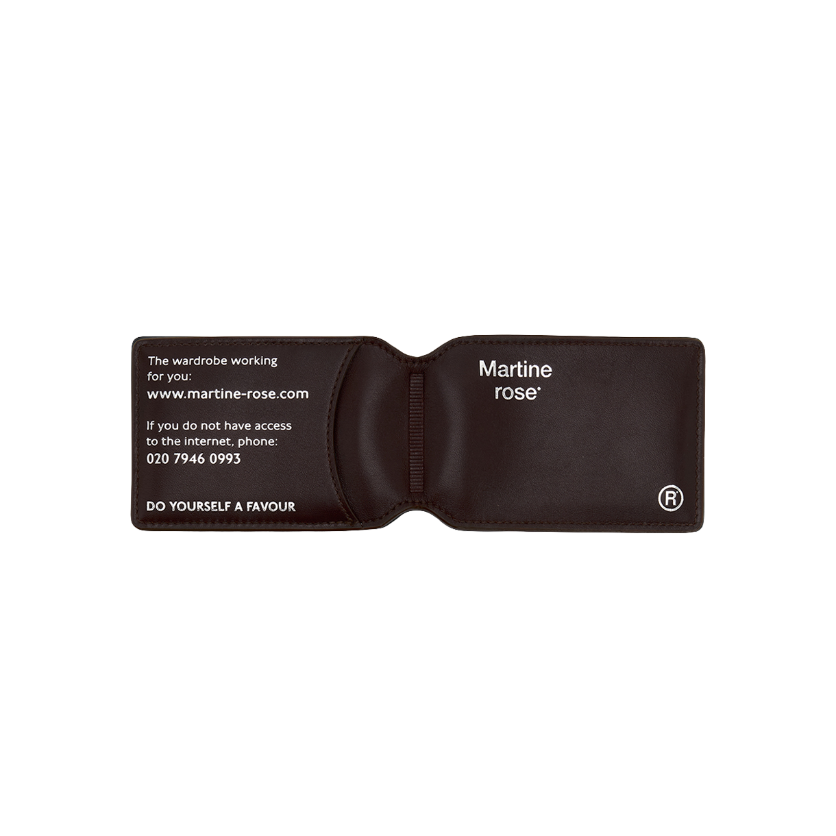 마틴 로즈 오이스터 카드 월렛 브라운 - 26SS(Martine Rose Oyster Card Wallet Brown - 26SS) - 2