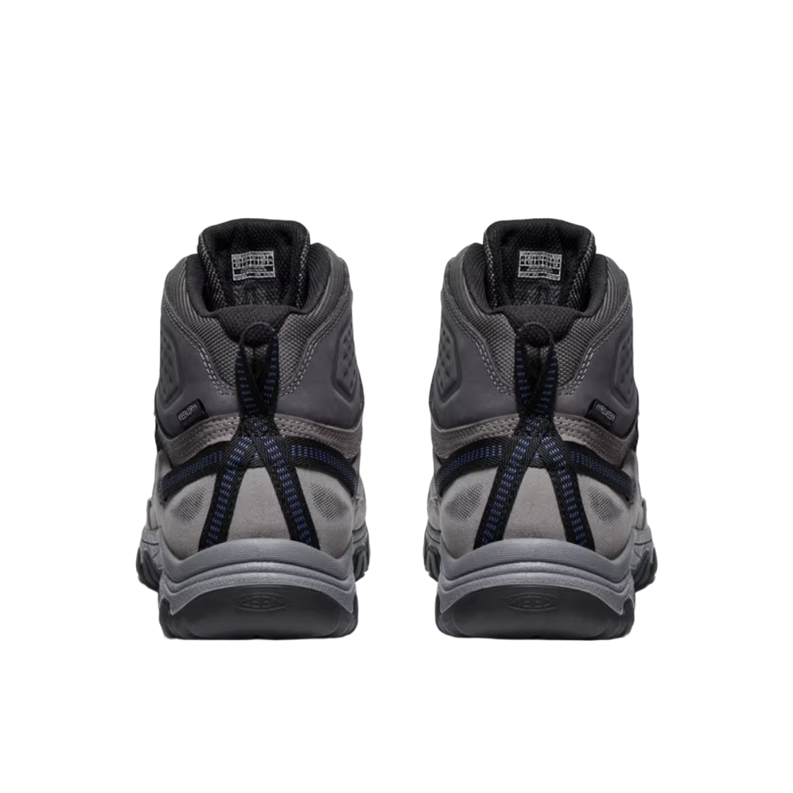 킨 타기 4 워터프루프 하이킹 부츠 스틸 그레이 코로넷 블루(Keen Targhee IV Waterproof Hiking Boots Steel Grey Coronet Blue) - 3