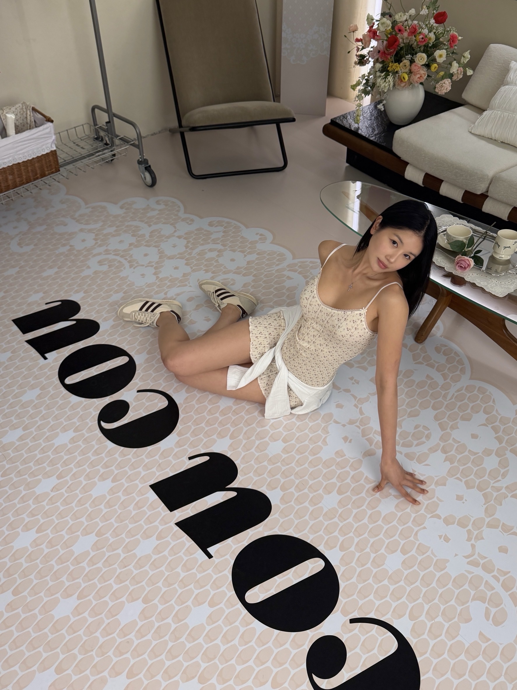 [KREAM 단독] Cou Cou Intimates Women The Cami Slip English Rose - 26SS, [KREAM 단독] Cou Cou Intimates Women The Cardigan White - 26SS 착용 스타일 - 1