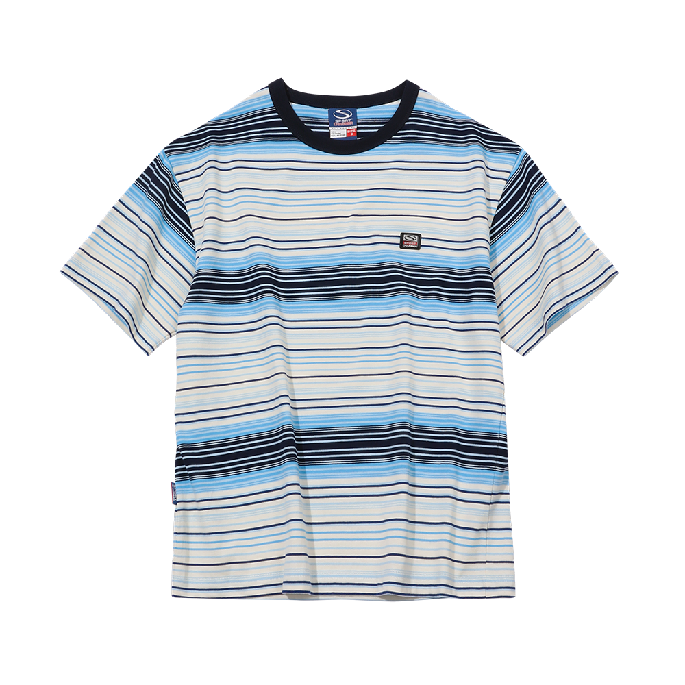 스포츠챔버 글리치 티셔츠 스카이 블루(SPORT CHAMBER Glitch T-shirt SKY BLUE)