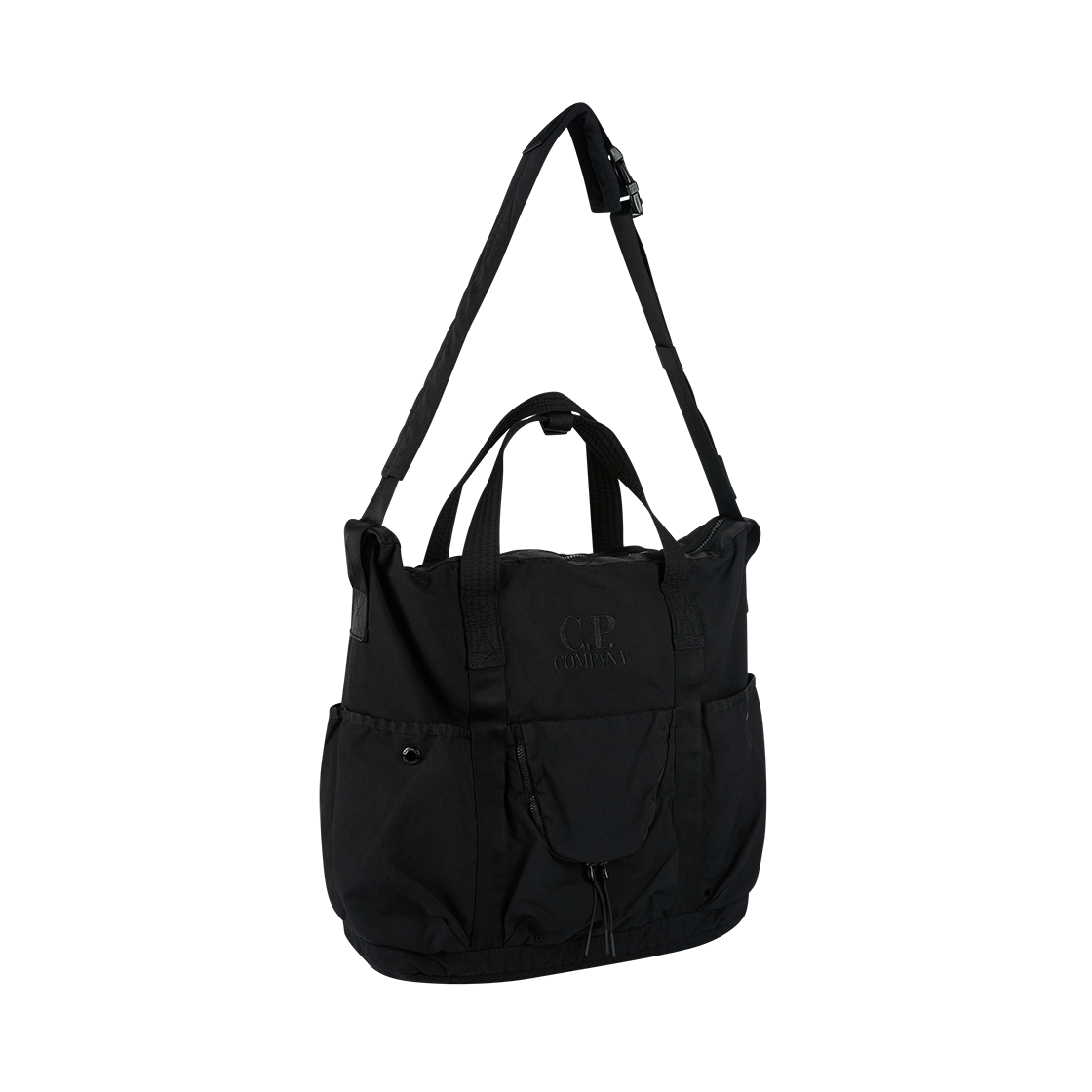 C.P. 컴퍼니 트윌 토트 백 블랙 - 26SS(C.P. Company Twill Tote Bag Black - 26SS) - 2