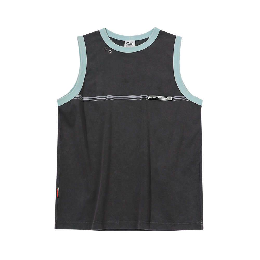 스포츠챔버 3포인트 슬리브리스 차콜(SPORT CHAMBER 3-Point Sleeveless CHARCOAL)