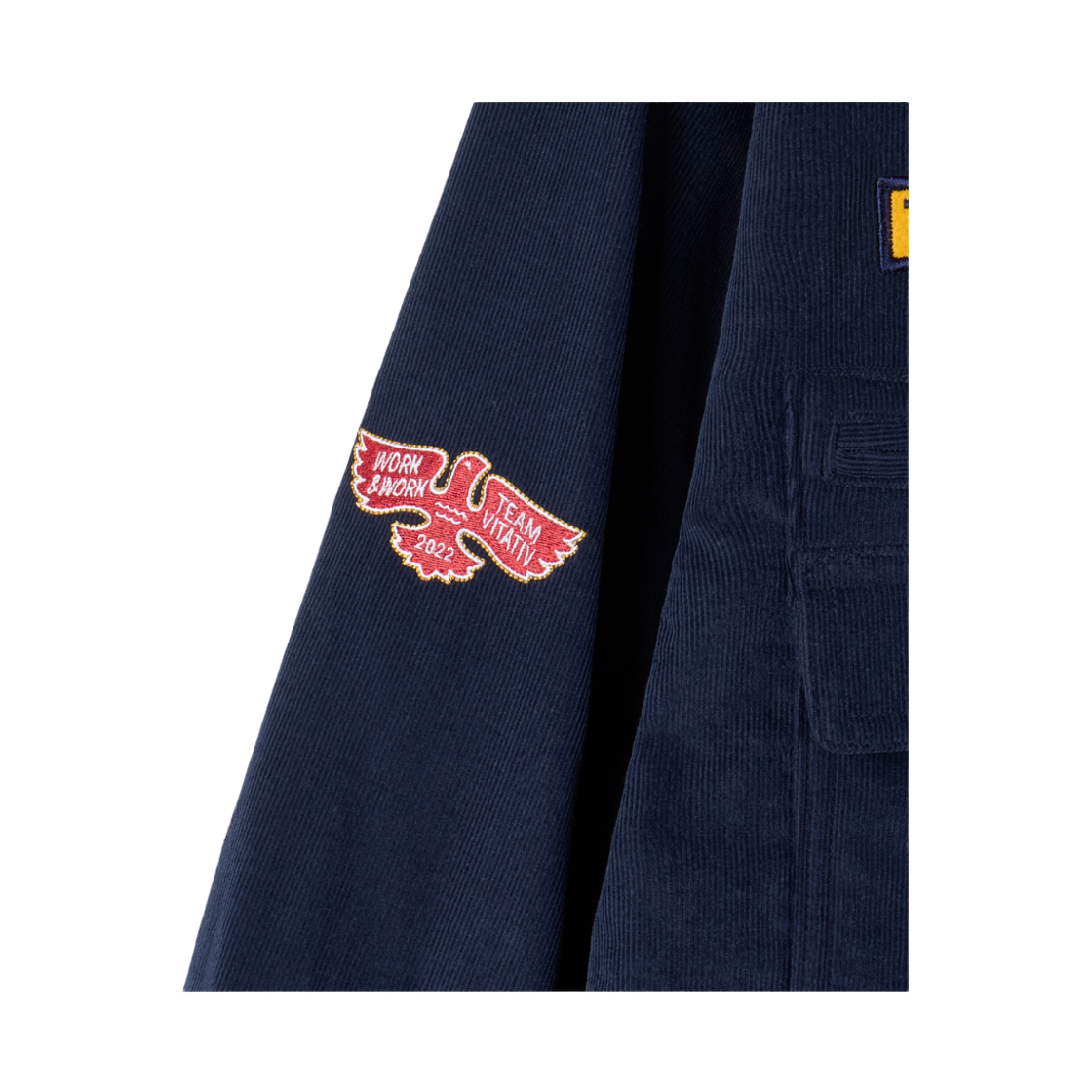 비타티브 패치포켓셔츠 네이비(VITATIV Patch Pocket Shirt Navy) - 4