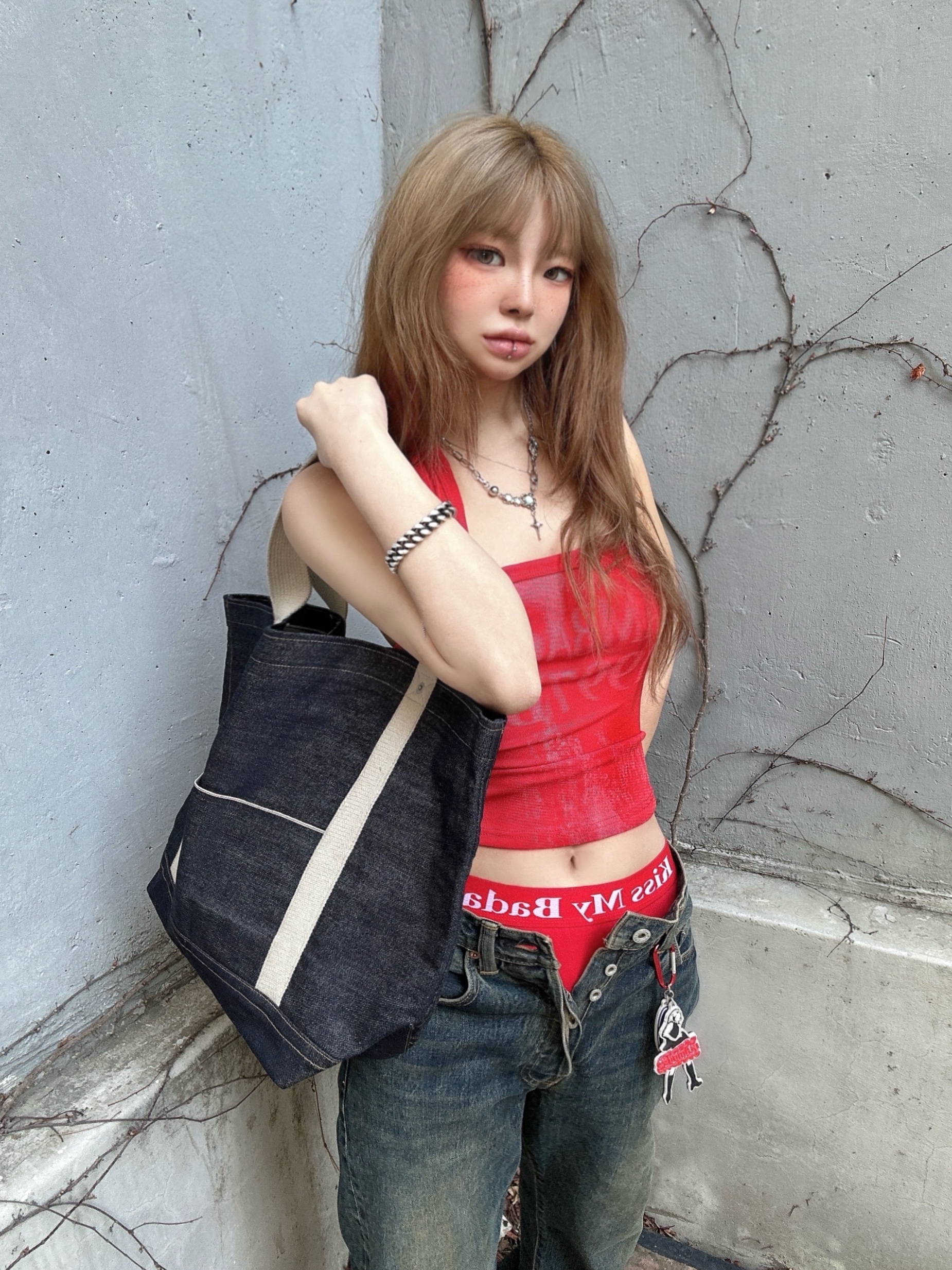 Hysteric Glamour Vixen Girl Key Holder Multi 착용 스타일