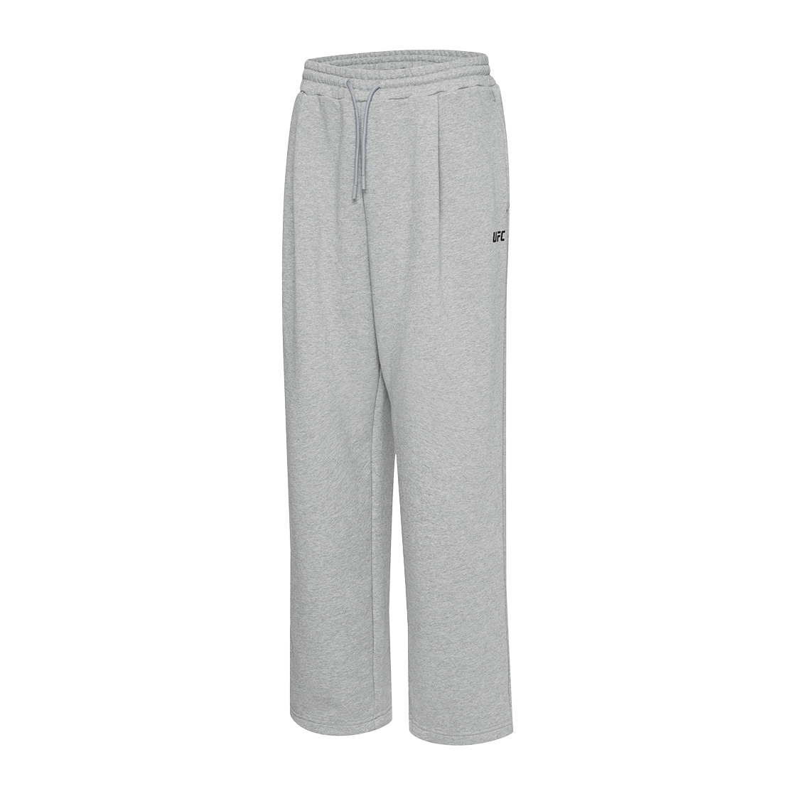 U2LPX1102MG UFC SPORT One-Tuck Mega Oversized Fit Sweat Pants Melange Grey