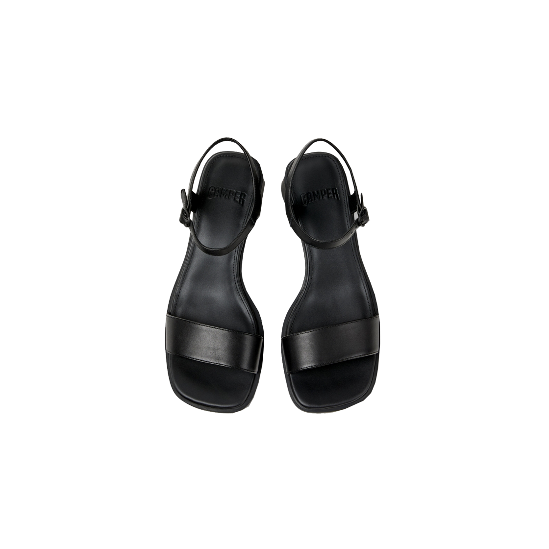 캠퍼 여성 코라 샌들 샌들 블랙(Camper Women Kora Sandal Sandal Black) - 3