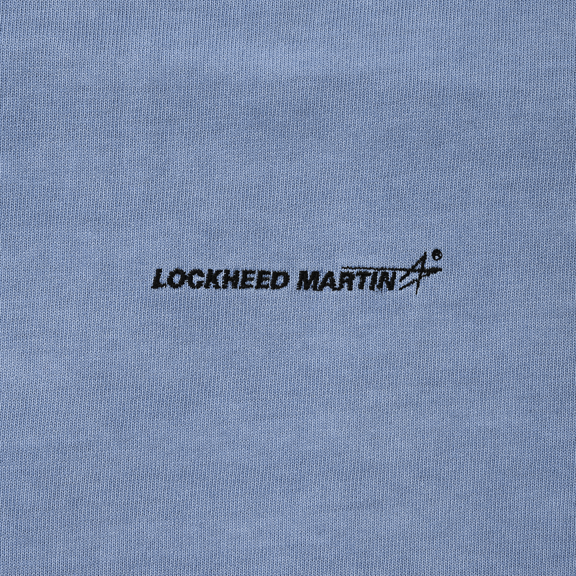 록히드마틴 피그먼트 다잉 오버핏 티셔츠 블루(LOCKHEED MARTIN Pigment Dying Over Fit Ts Blue) - 4