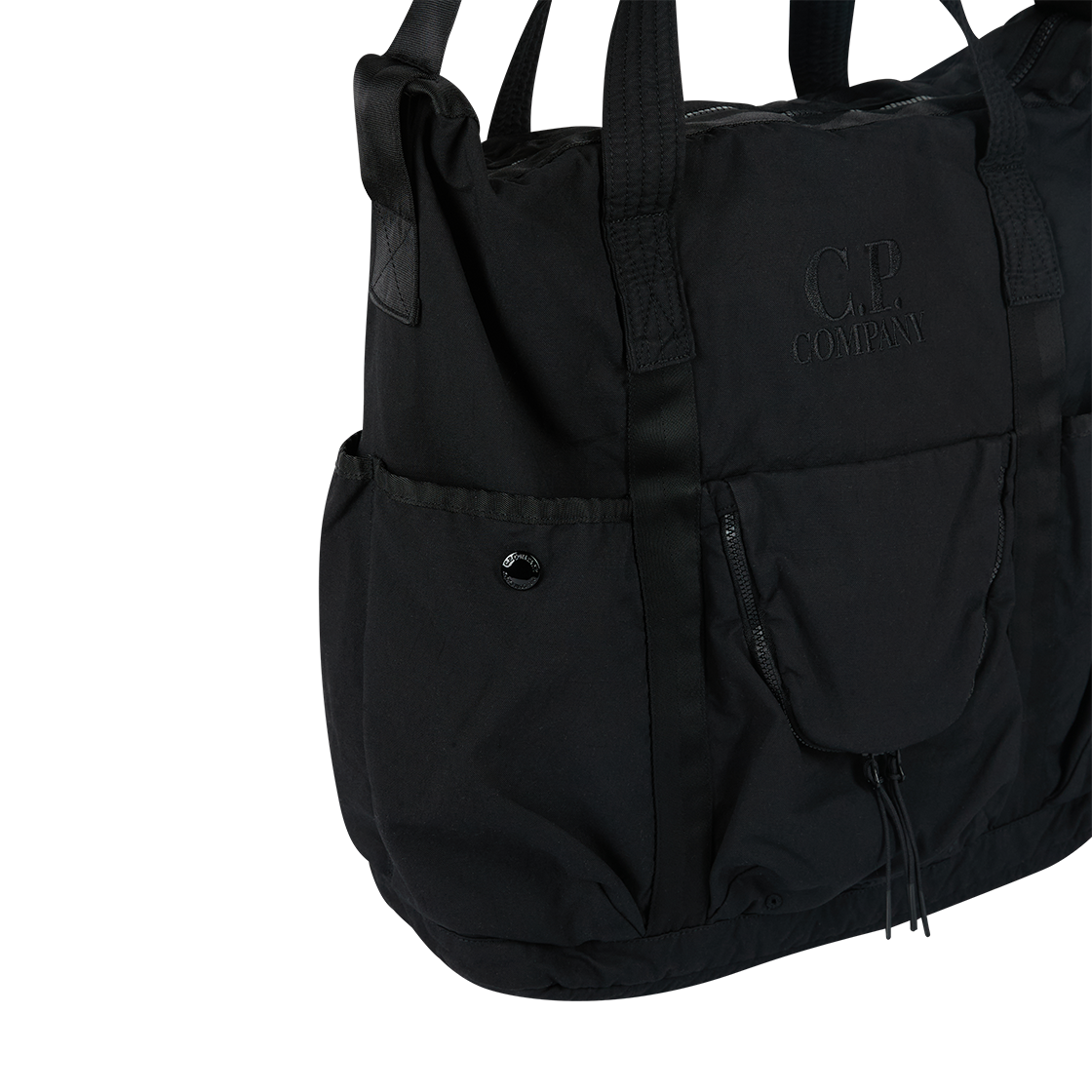 C.P. 컴퍼니 트윌 토트 백 블랙 - 26SS(C.P. Company Twill Tote Bag Black - 26SS) - 5