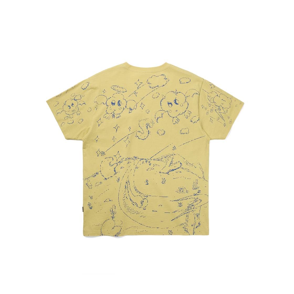 [더블적립] 예스아이씨 픽셀 월드 티셔츠 라이트 라이트 머스타드([더블적립] YESEYESEE Pixel World Tee Light Mustard) - 2