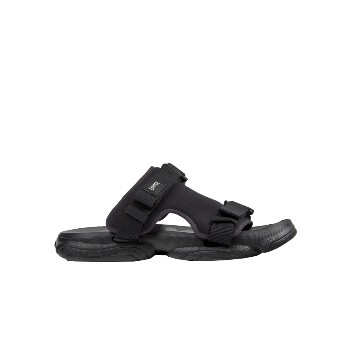 캠퍼 남성 카스트 샌들 슬리퍼 블랙(Camper Men Karst Sandal Slippers Black) - 1