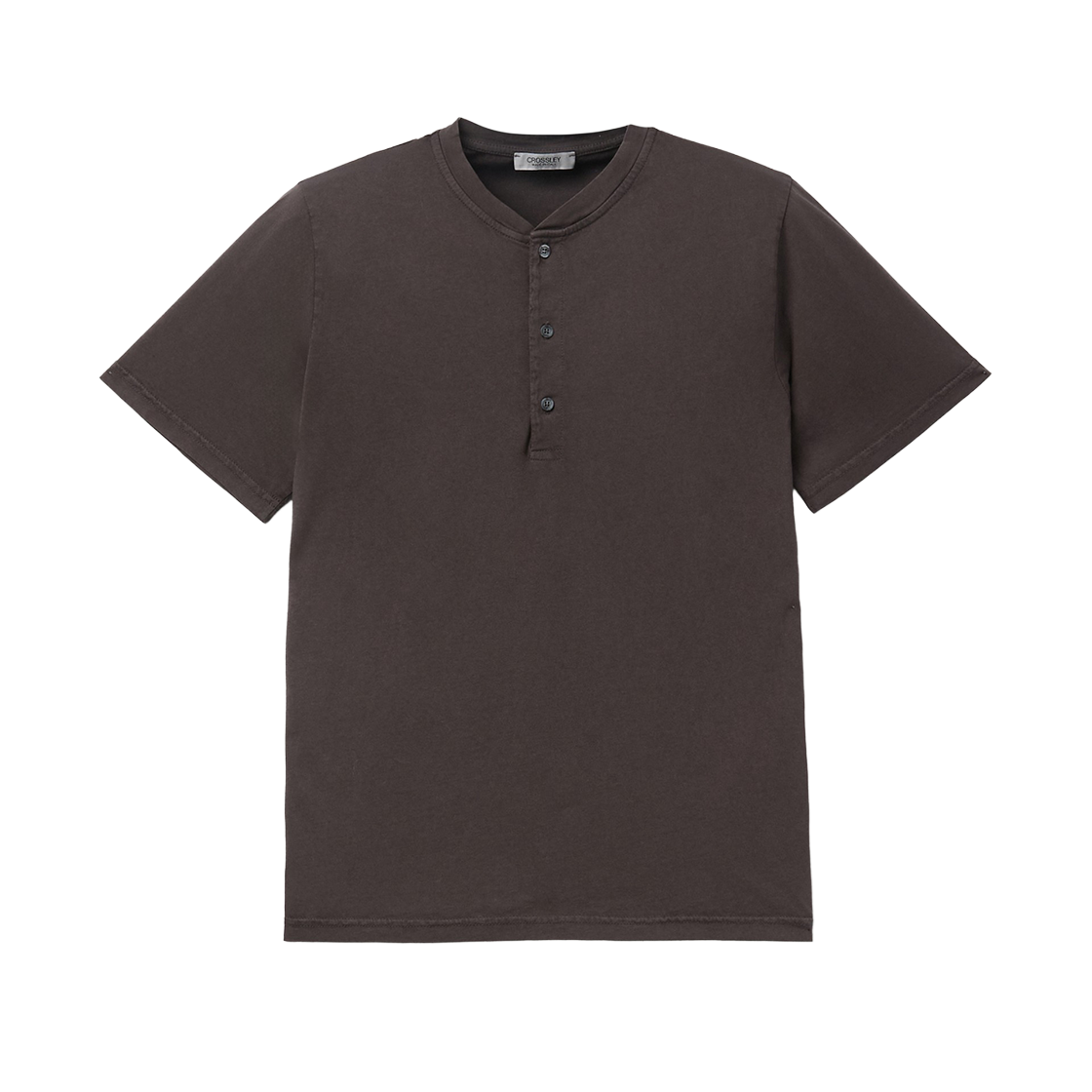 시리즈 크로슬리 헨리 넥 티 차콜(SERIES Crossley Henley Neck Tee Charcoal) - 1