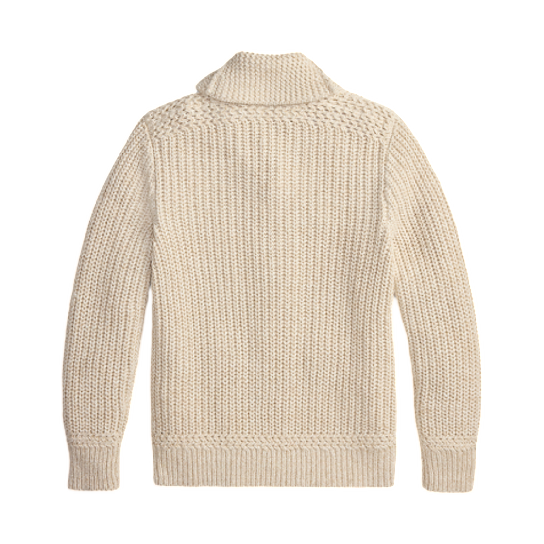 더블알엘 코튼 린넨 숄 칼라 가디건 크림(Double RL Cotton Linen Shall Collar Cardigan Cream) - 2