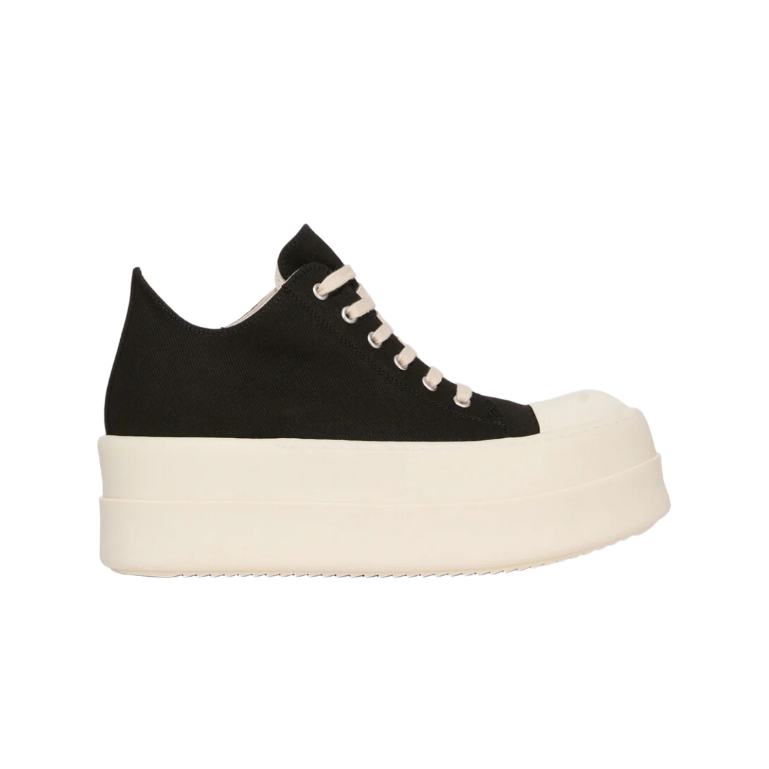 릭 오웬스 메가 범퍼 로우 스니커즈 블랙 밀크(Rick Owens Mega Bumper Low Sneakers Black Milk) - 1