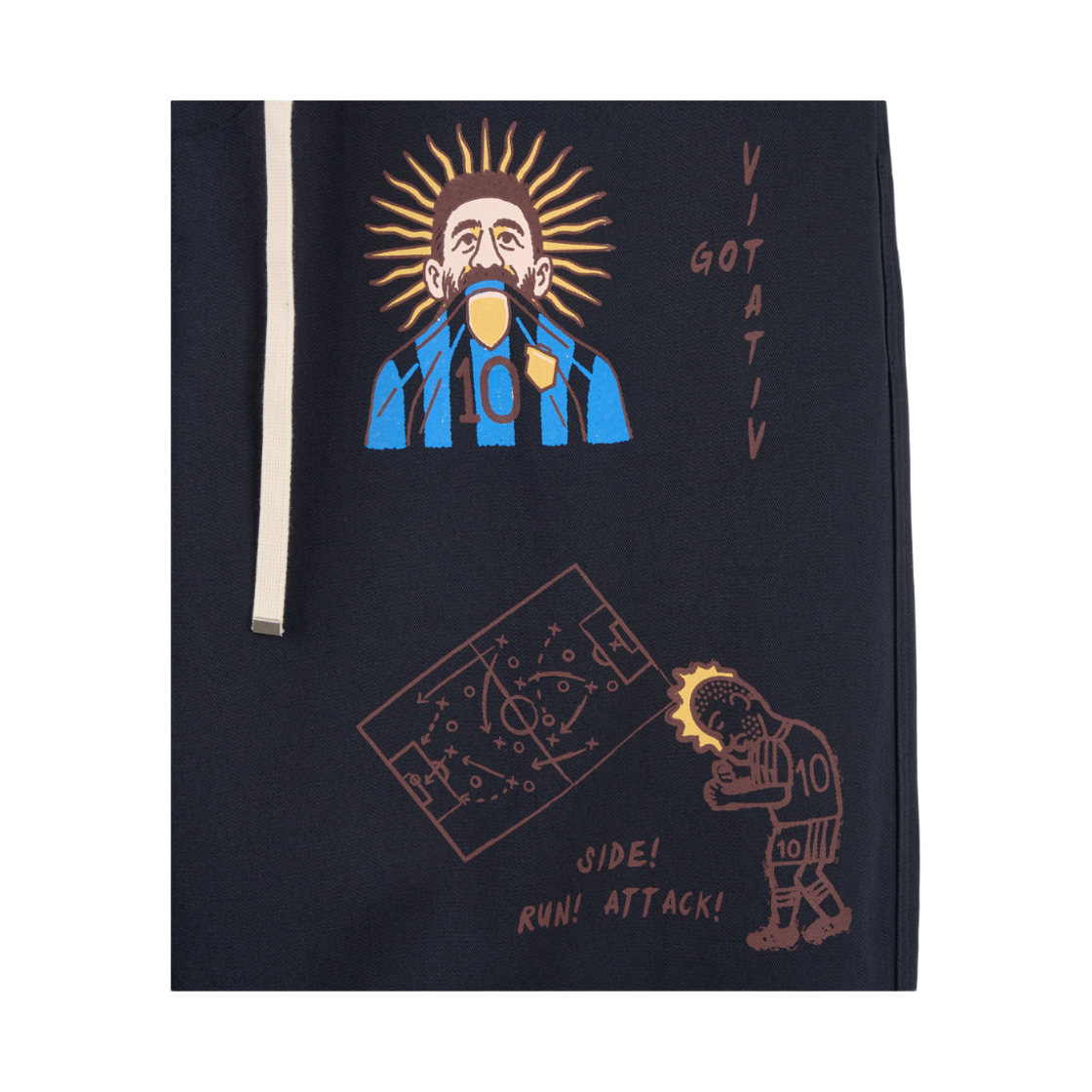 비타티브 올드스쿨 페이팅팬츠 네이비(VITATIV Oldschool Painting Pants Navy) - 4