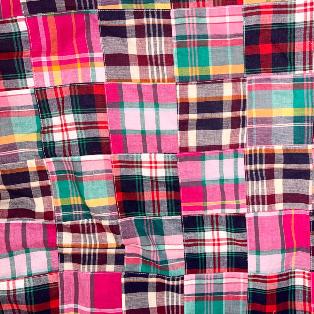 유라이크왓 리얼 패치워크 스툴 (핑크)(you like what Real patchwork stool (pink)) - 4