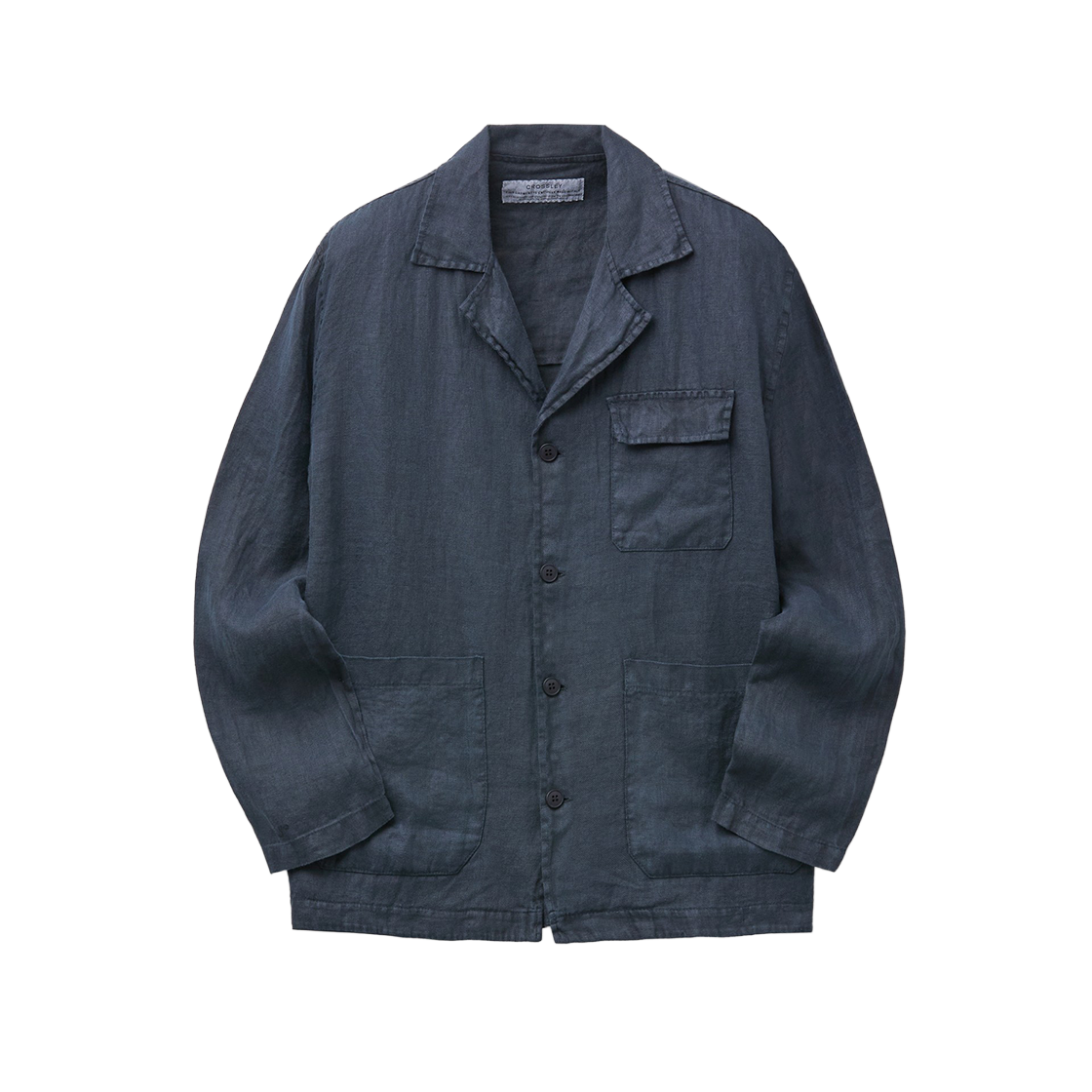 시리즈 크로슬리 린넨 자켓 다크 블루(SERIES Crossley Linen Jacket Dark Blue)