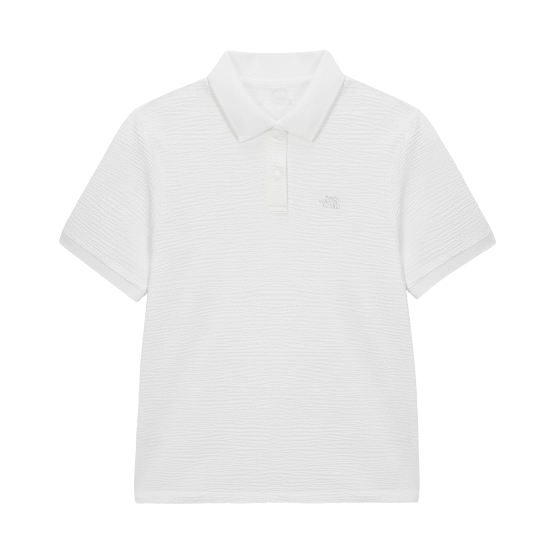 NT7PS43C (W) The North Face Waffle S/S Polo White - 26SS