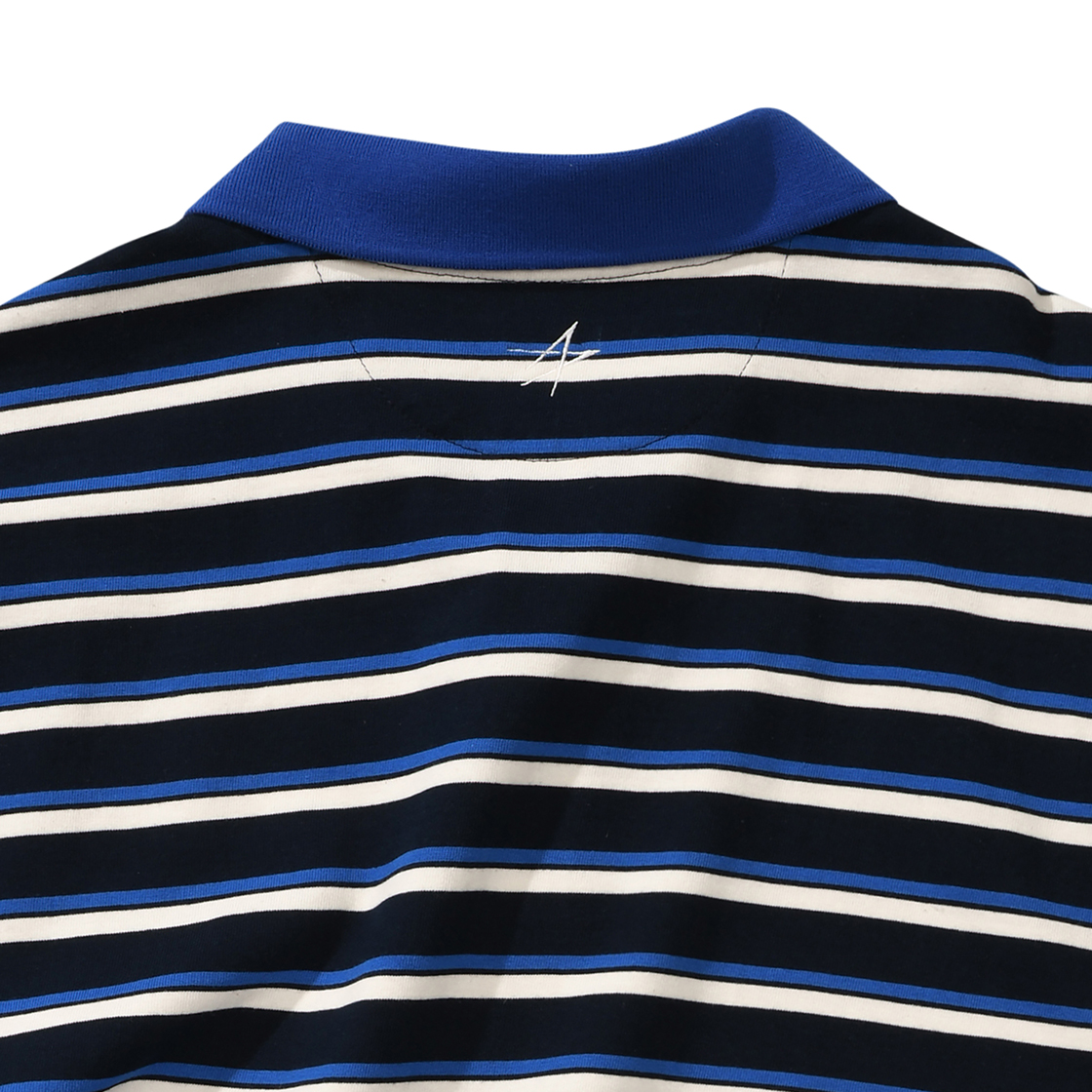 록히드마틴 멀티 스트라이프 카라 티셔츠 네이비(LOCKHEED MARTIN Multi Stripe Collar Ts Navy) - 4