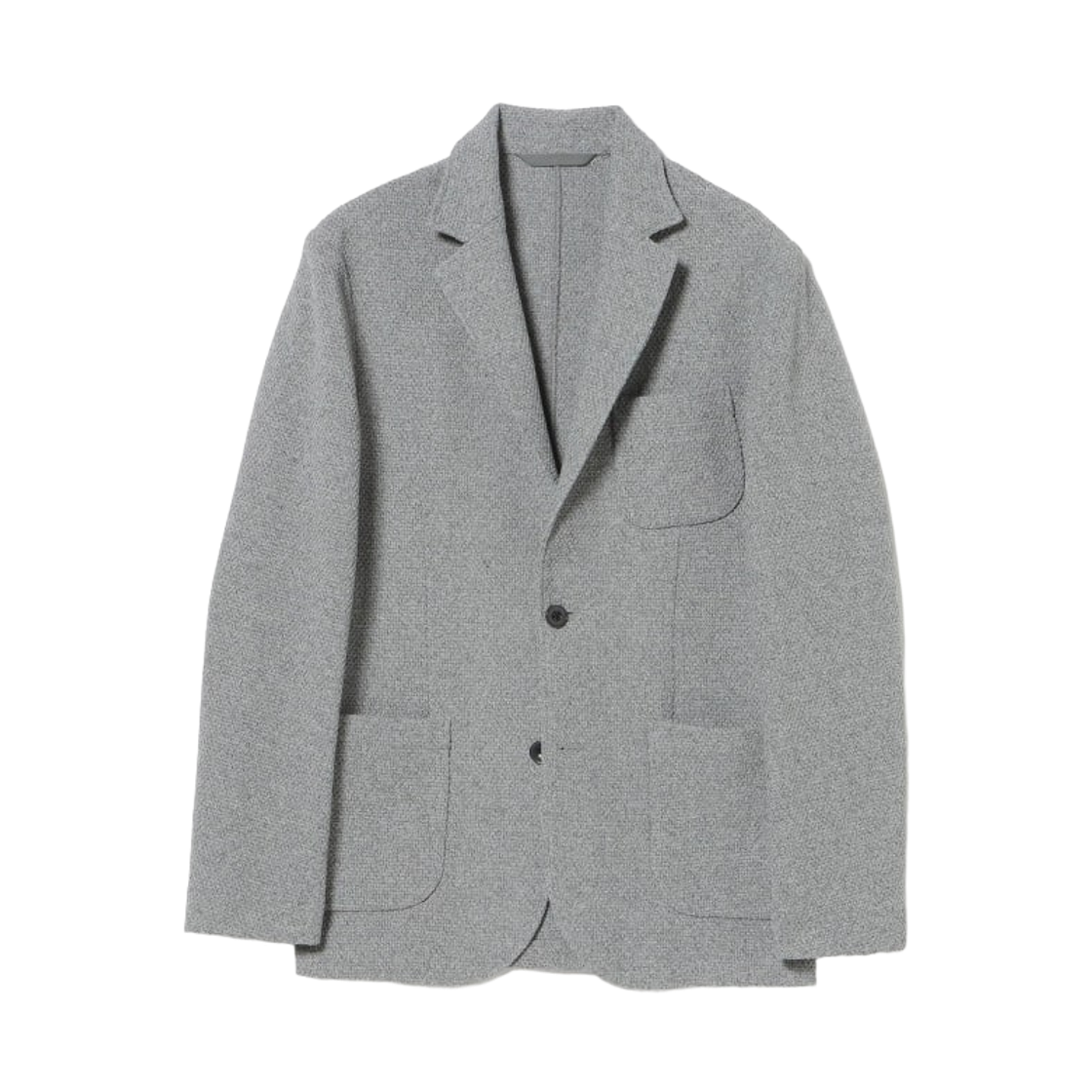 빔즈 하트 멜란지 니트 자켓 그레이(Beams Heart Melange Knit Jacket Grey)