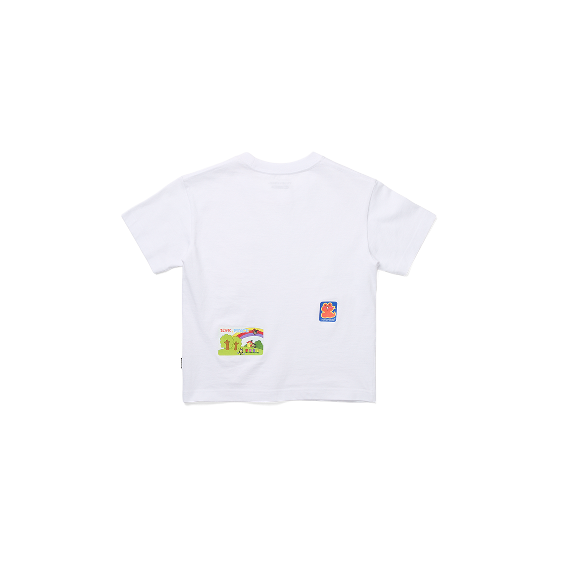 [더블적립] 예스아이씨 예스 덤프 스티커 키즈 티셔츠 화이트([더블적립] YESEYESEE Y.E.S Dump Sticker Kids Tee White) - 2